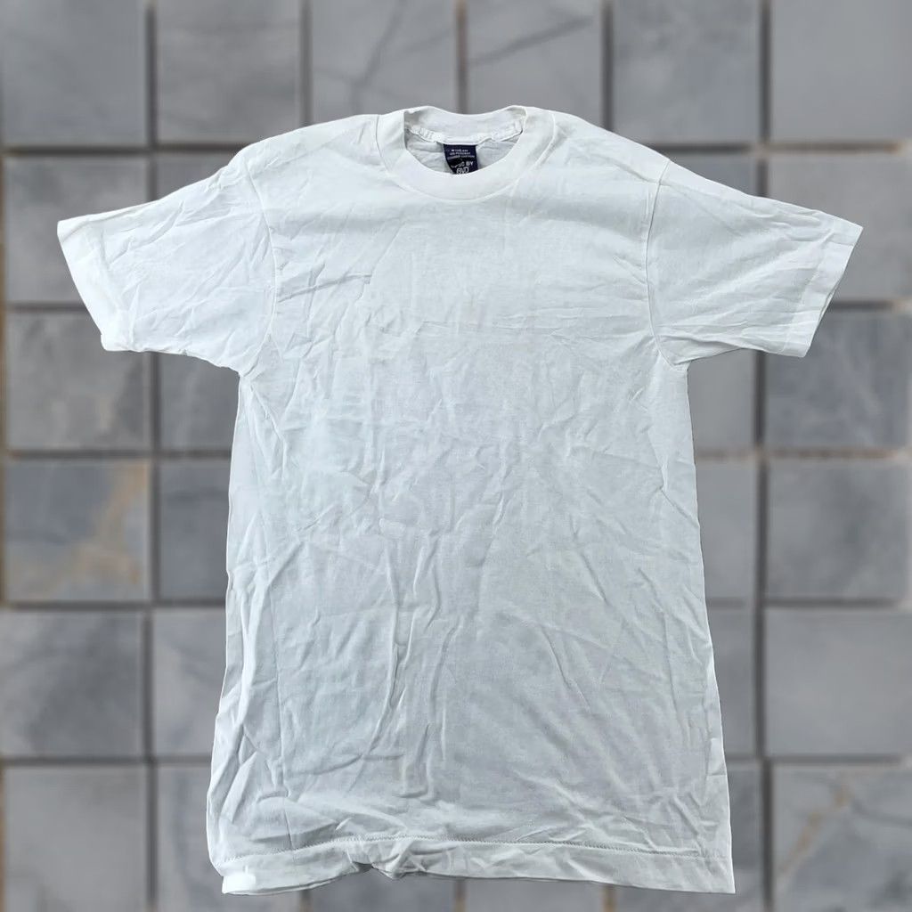 Vintage VINTAGE BVD Shirt Mens XS Crewneck Cotton White Short Sleeve Solid Tee Size US XS / EU 42 / 0 - 1 Thumbnail