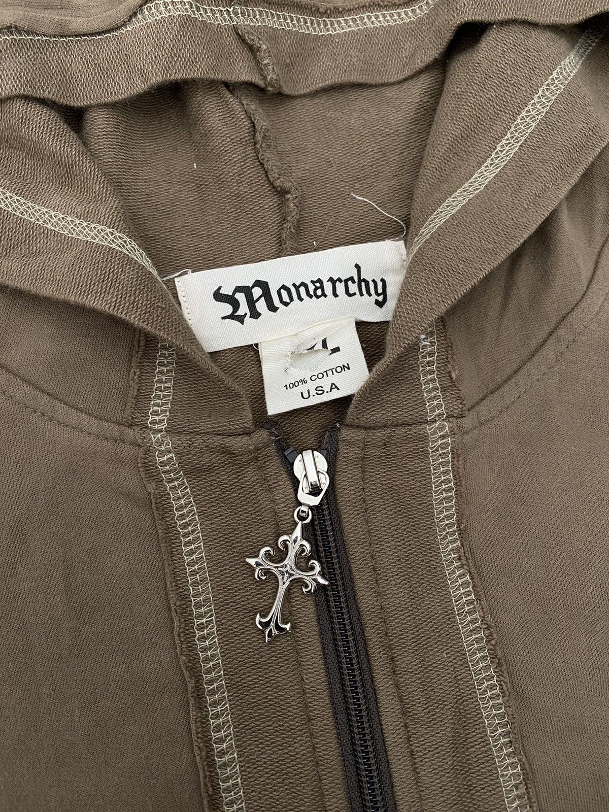 If Six Was Nine × Japanese Brand × Le Grande Bleu (L.G.B.) Monarchy cross zip hoodie Size US XL / EU 56 / 4 - 6 Thumbnail