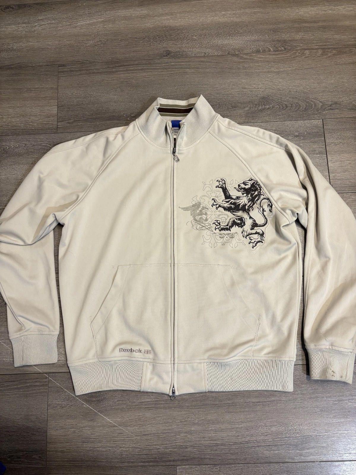 Reebok 🚨 REEBOK Track Jacket VTG 90s Full-Zip Y2K Lion Graphic L Size US L / EU 52-54 / 3 - 1 Thumbnail