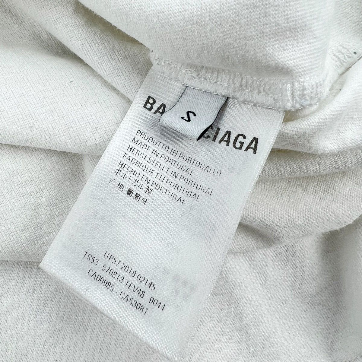 Balenciaga Balenciaga BB Logo White T Shirt Size US L / EU 52-54 / 3 - 5 Thumbnail