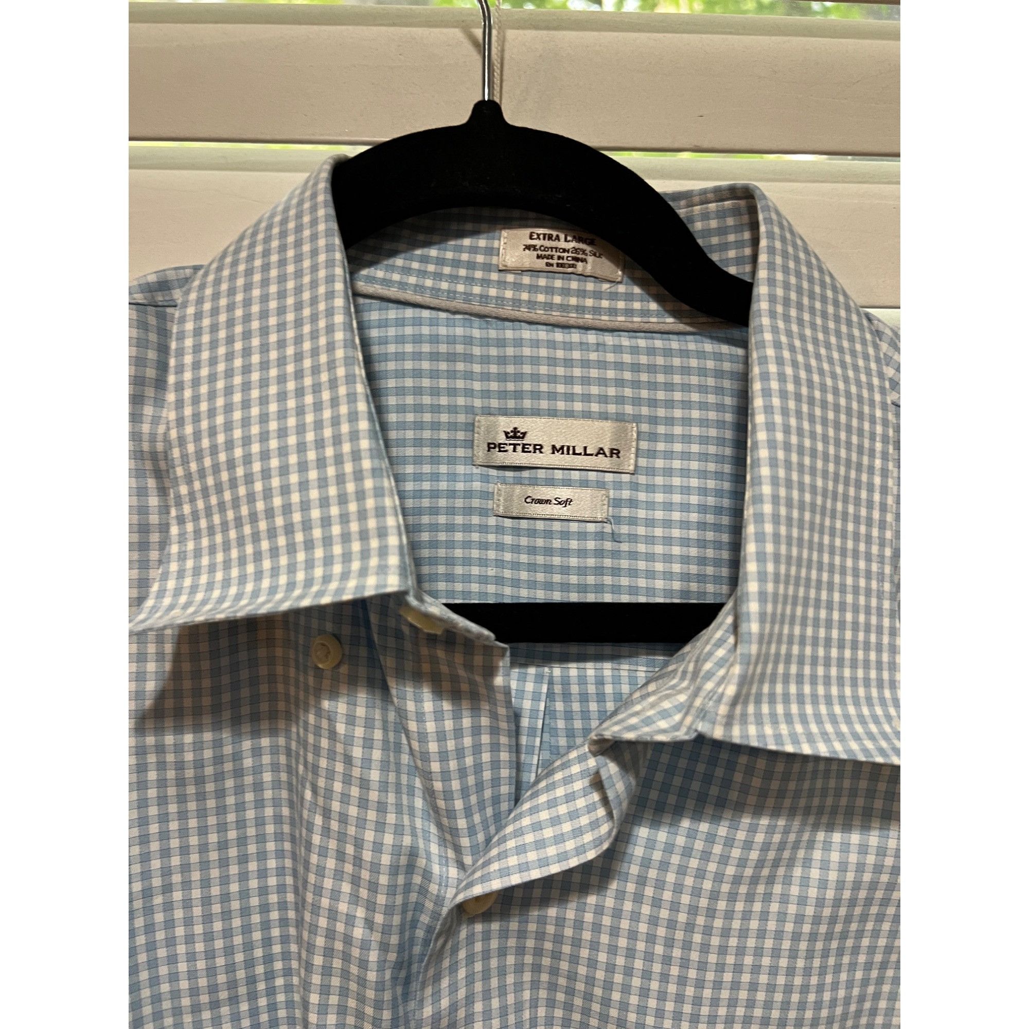 Peter Millar Peter Millar Long Sleeve Button Up Shirt - Size - XL Size US XL / EU 56 / 4 - 2 Thumbnail