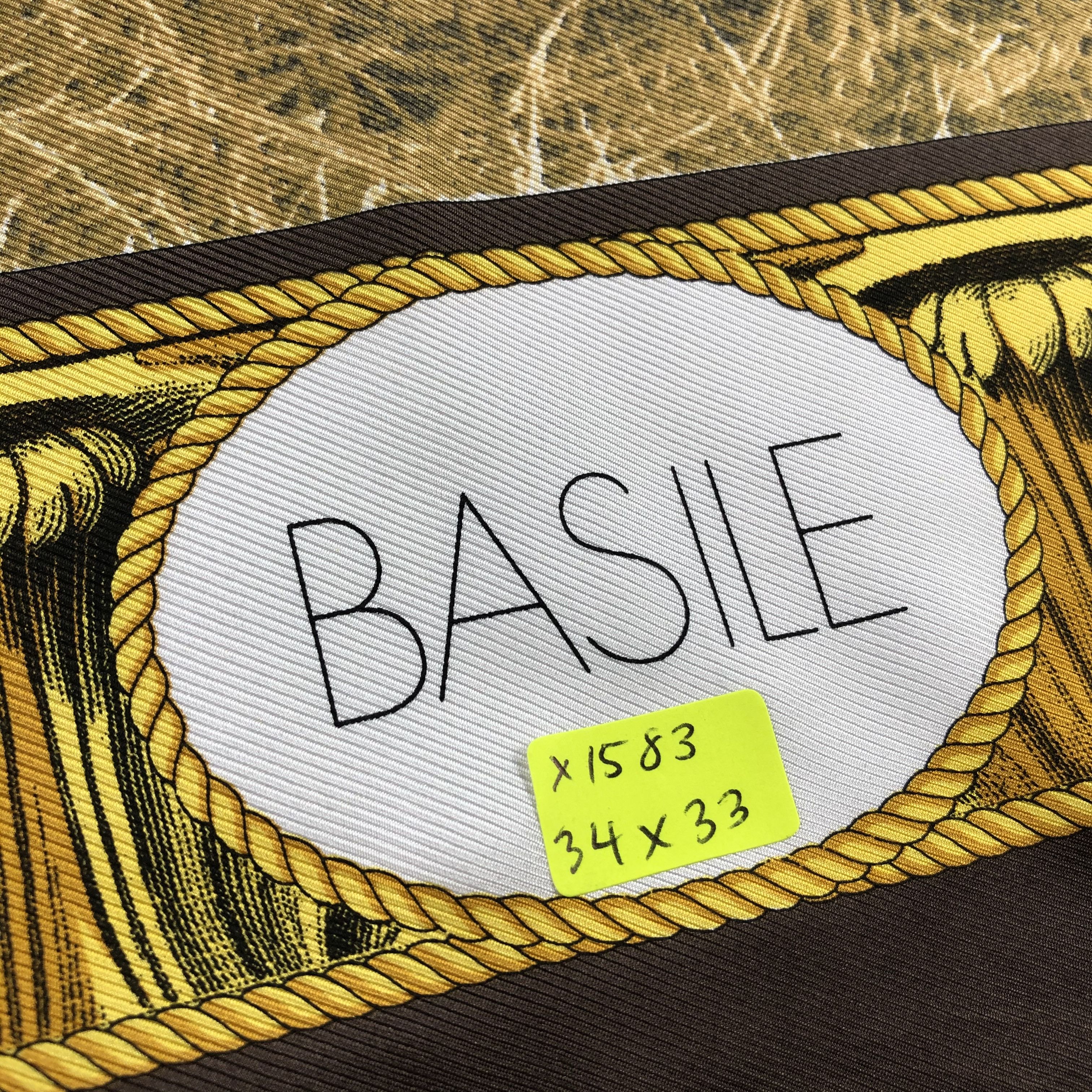Vintage Vintage Basile Silk Scarf Size ONE SIZE - 7 Thumbnail
