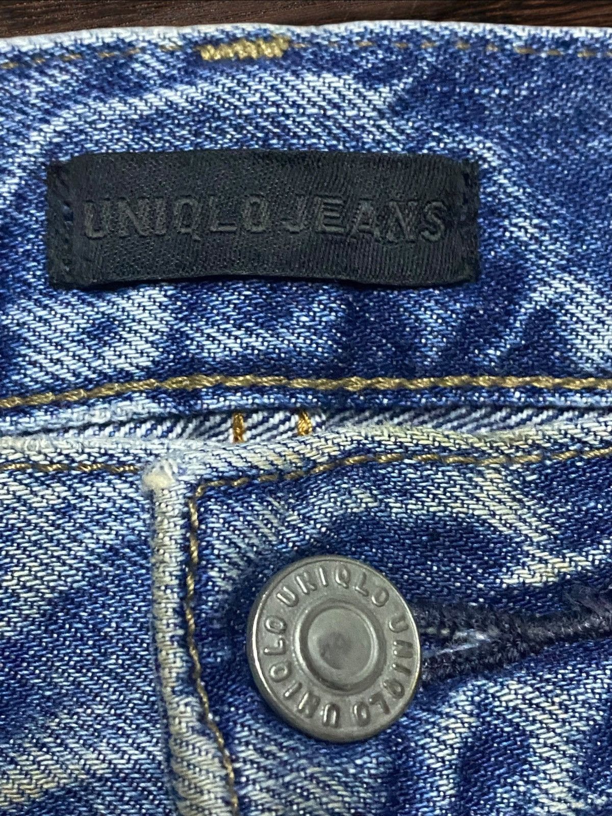 Helmut Lang × Uniqlo Vintage Japanese Brand Uniqlo Light Wash Loose Jeans Size US 32 / EU 48 - 9 Thumbnail