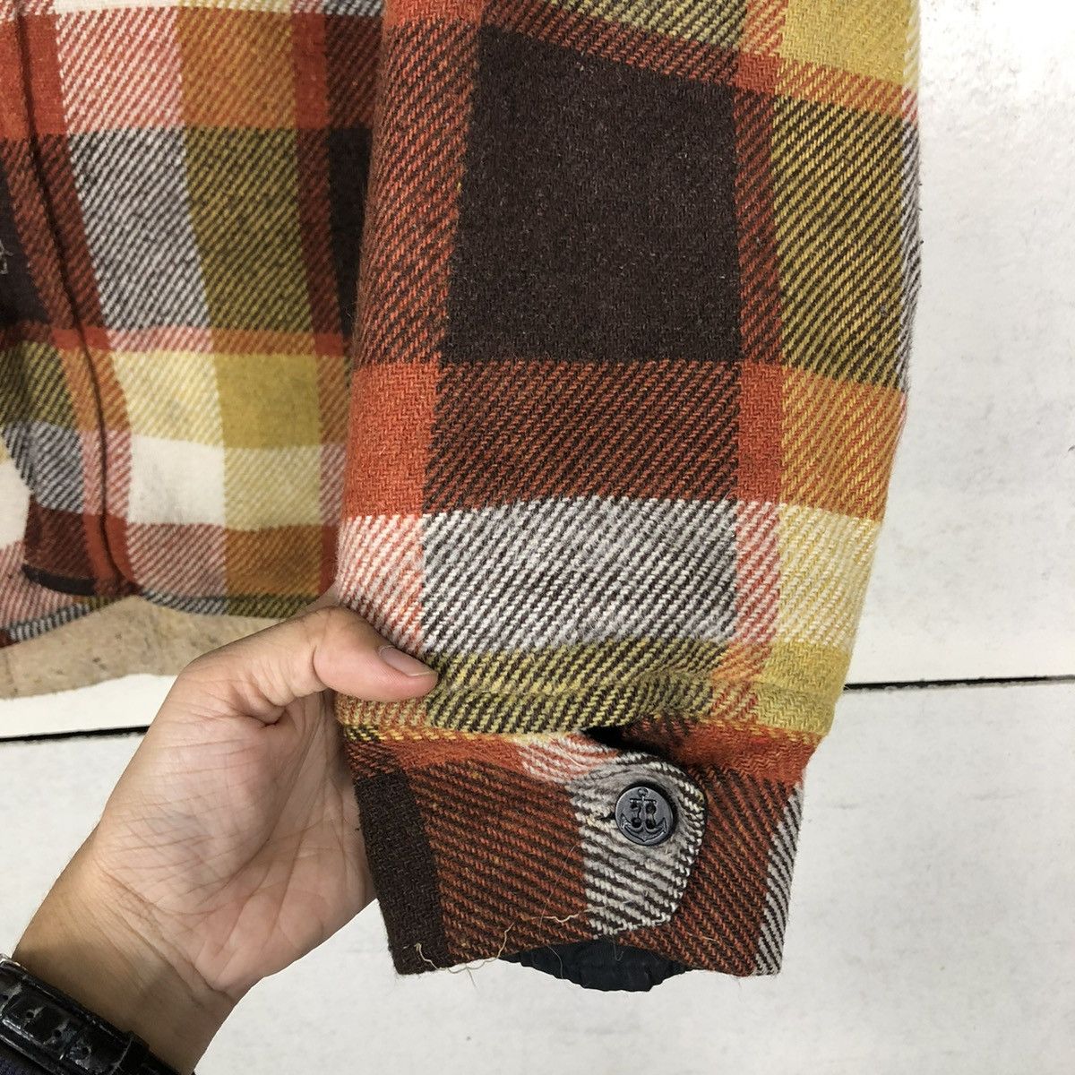 Vintage 🔥VINTAGE WOOL CHORE JACKET TARTAN DESIGN CPO BY PARK AVE Size US M / EU 48-50 / 2 - 17 Thumbnail
