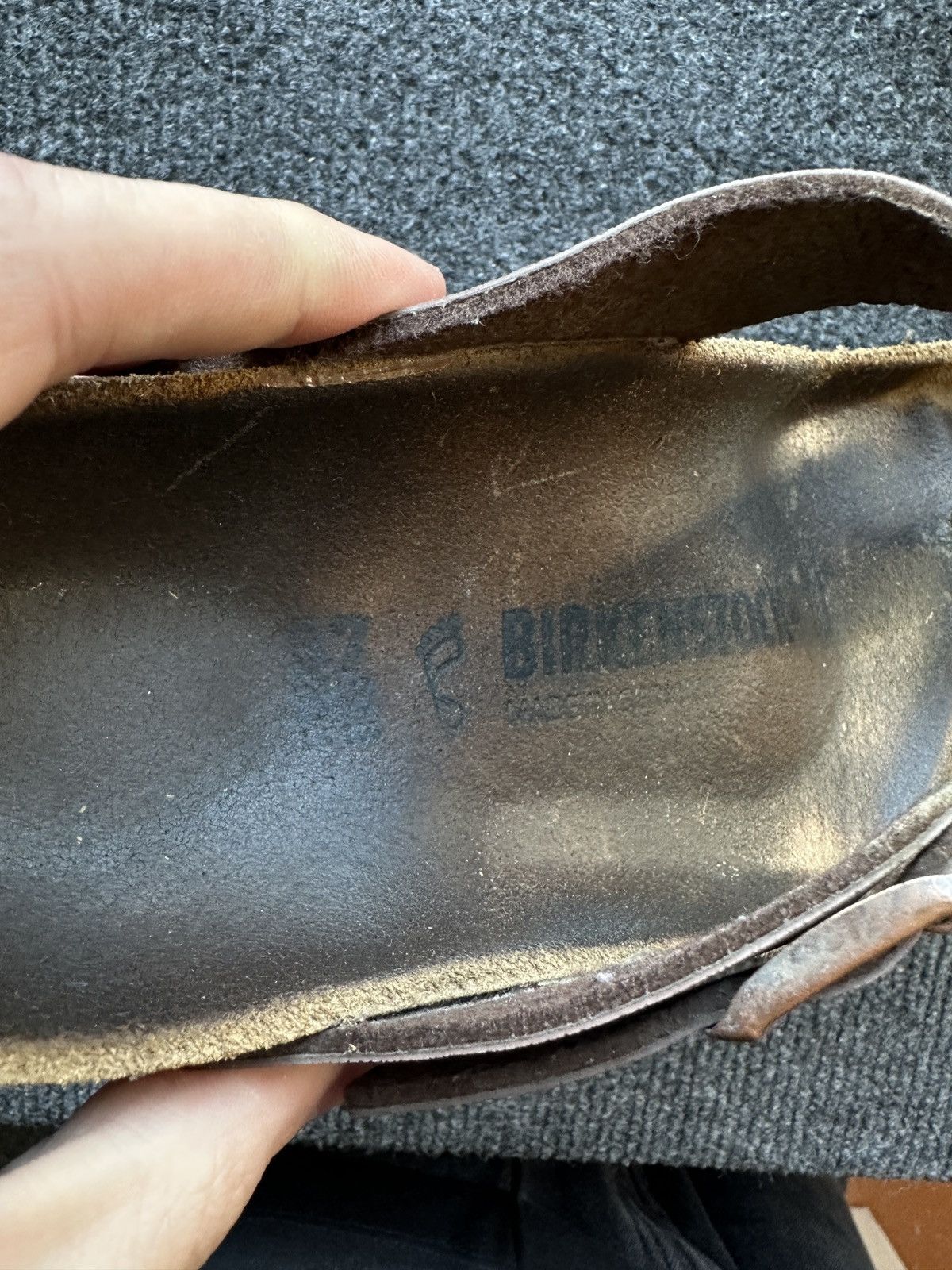 Birkenstock VNTG🚨 BIRKENSTOCK BROWN LUXURY Y2K RARE WOMEN SLIDES Size US 7 / IT 37 - 9 Thumbnail