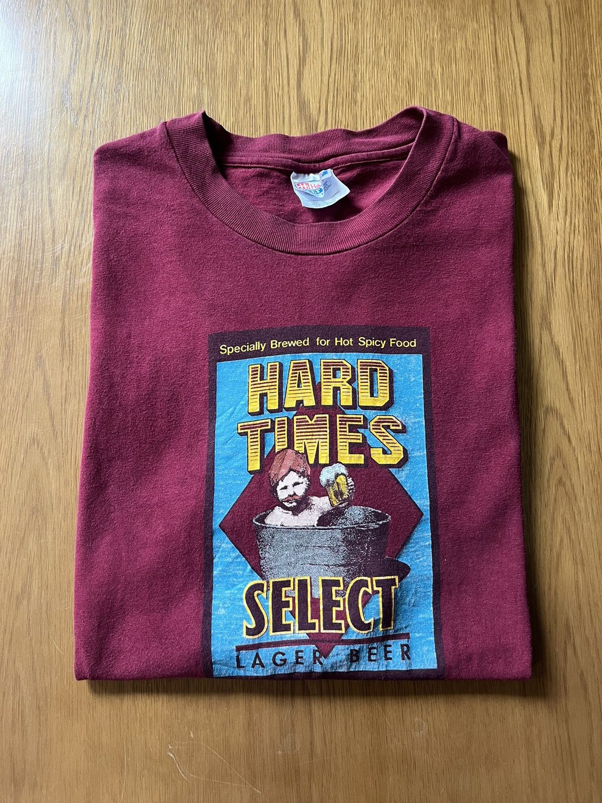 Vintage Promo HARD TIMES SELECT LAGER BEER 90’s Tshirt