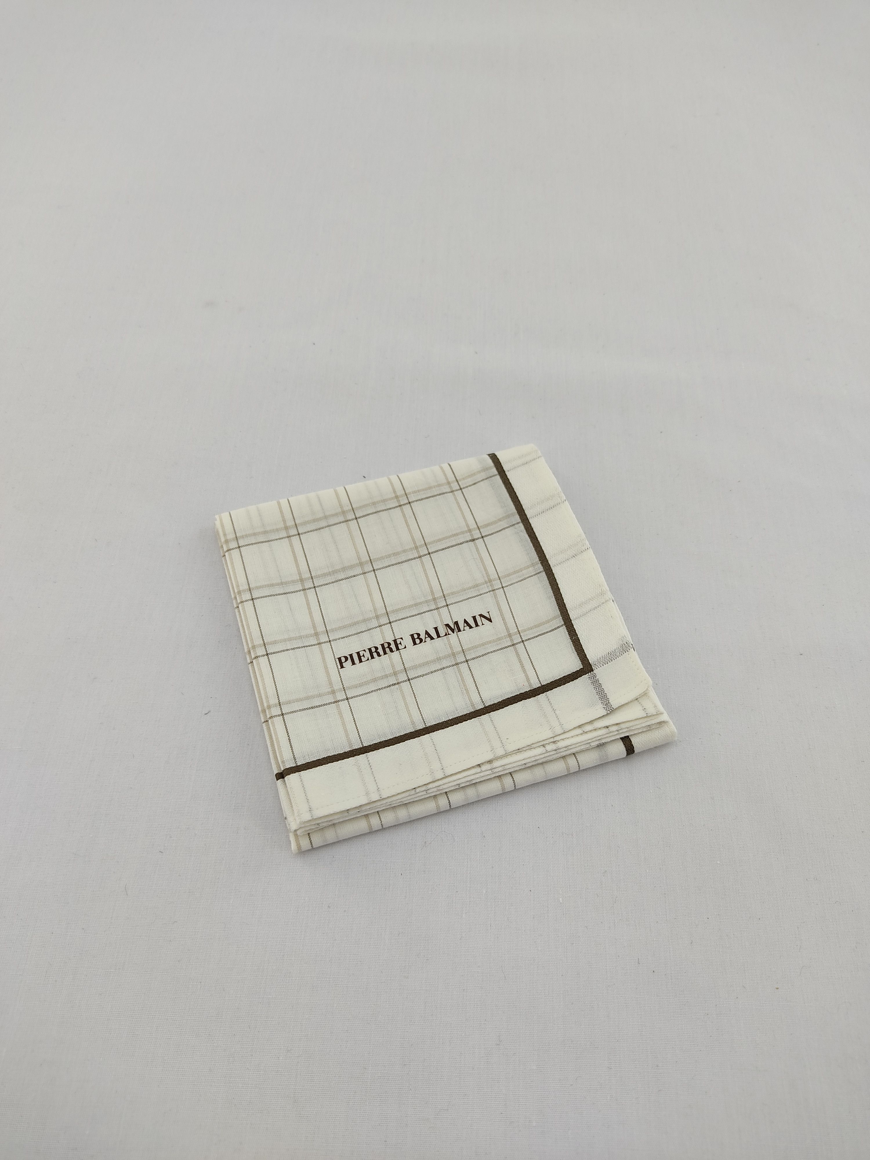 Pierre Balmain × Vintage Vintage Pierre Balmain Handkerchief / Neckwear / Bandana Size ONE SIZE - 2 Thumbnail