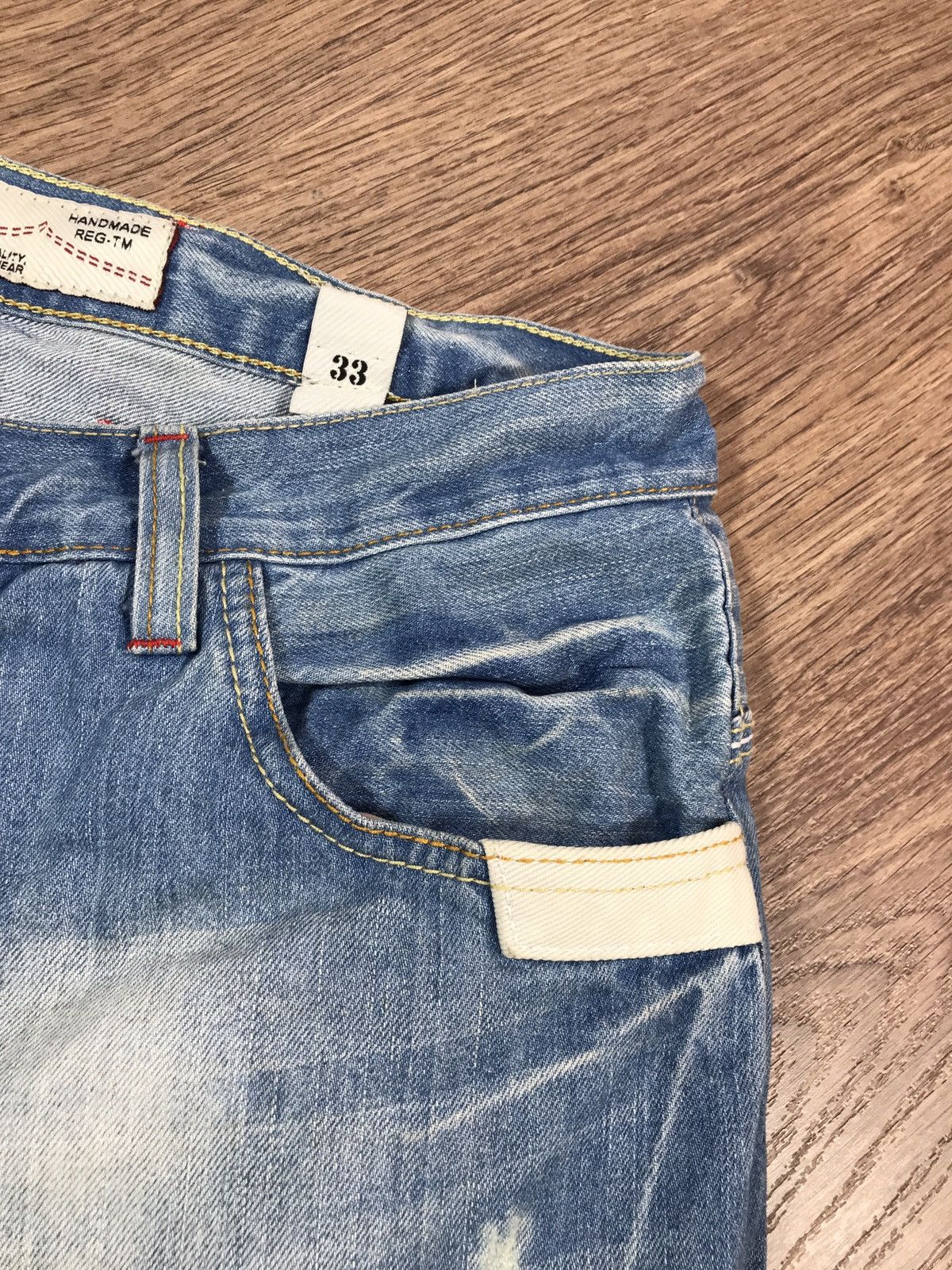 Japanese Brand × Vintage Vintage Distressed Denim Pants Jeans Size US 33 - 10 Thumbnail