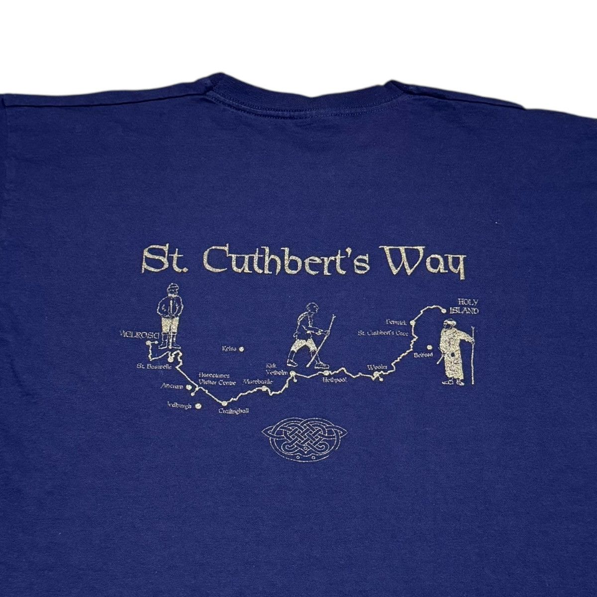 Fruit Of The Loom FOTL Celtic Cross Saint Cuthbert’s Way Shirt Adult L Size US L / EU 52-54 / 3 - 5 Thumbnail