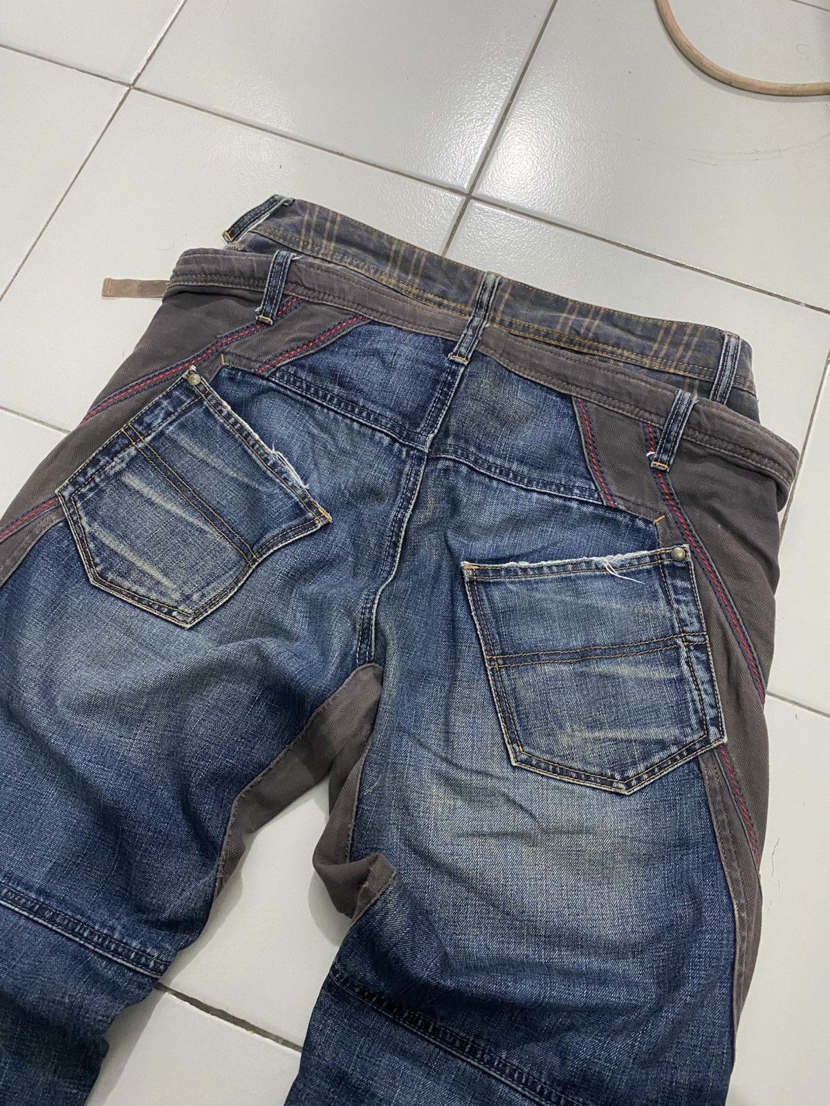If Six Was Nine × Japanese Brand × Marithe + Francois Girbaud 2000s-Marithe Francois Girbaud Double Wise Jeans Pants Size US 31 - 11 Thumbnail