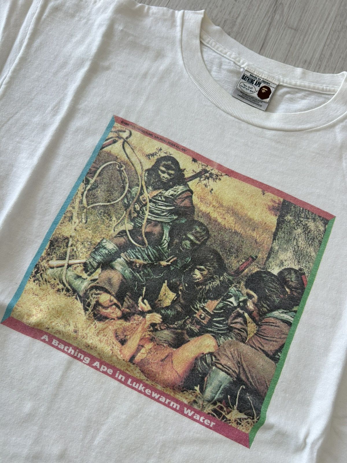Bape VERY RARE OG 1996 A BATHING APE X PLANET OF THE APES MANHUNT Size US L / EU 52-54 / 3 - 3 Thumbnail