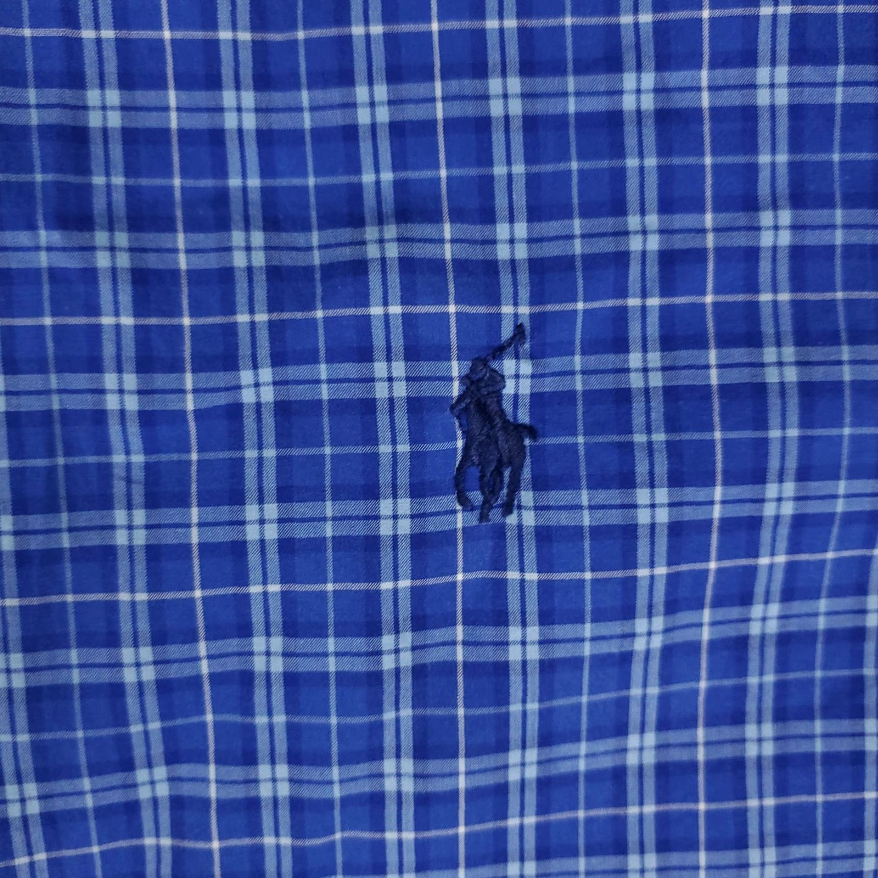 Ralph Lauren Ralph Lauren Shirt Mens XL Blue Plaid Button-Up Long Sleeve Casual Business Formal Party/Cocktail Travel Wedding Workwear Pony Logo Vintage No Size US XL / EU 56 / 4 - 3 Thumbnail