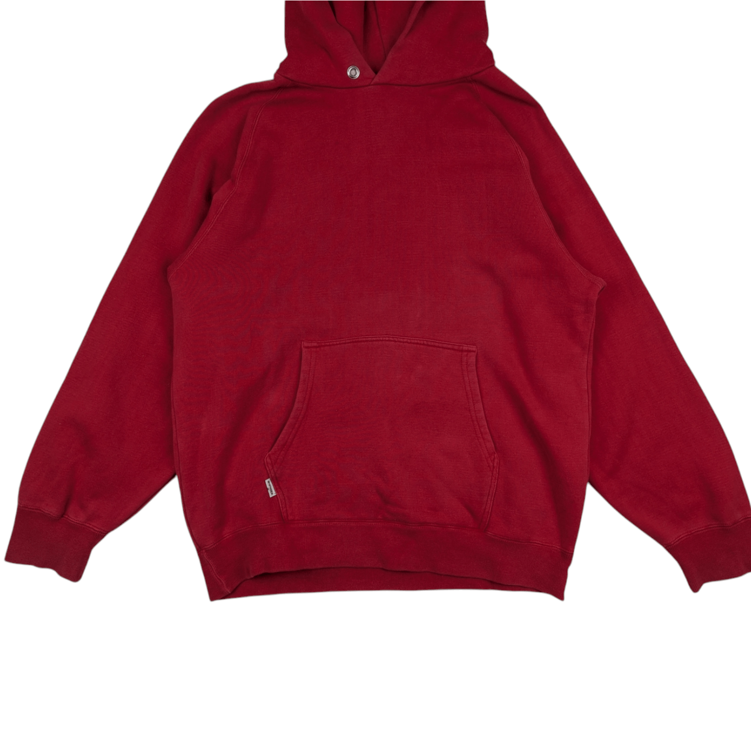 Big John Vintage 90's BIG JOHN Japan Orange Plain Hoodie Sweatshirt Size US S / EU 44-46 / 1 - 4 Thumbnail
