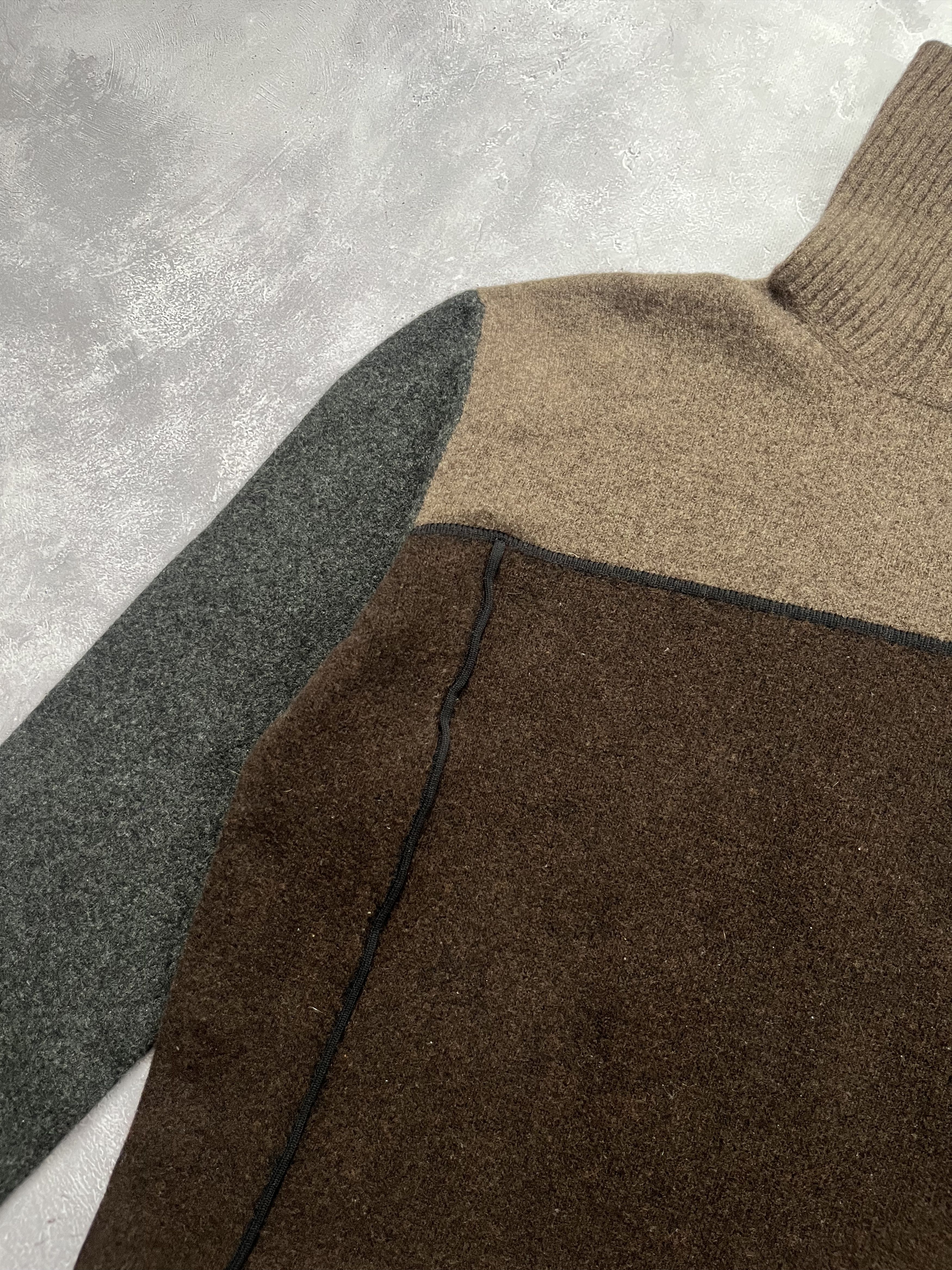 Ermenegildo Zegna Zegna Sport Sweater Medium Wool Pullover Turtleneck Size US M / EU 48-50 / 2 - 2 Thumbnail