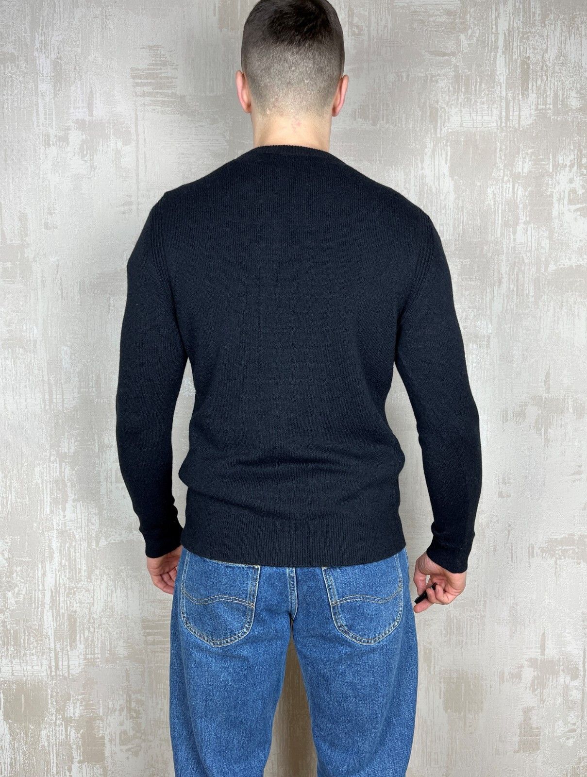 Reiss Reiss Crew Neck Shoulder Zip Sweater Nylon Wool Size US L / EU 52-54 / 3 - 16 Thumbnail