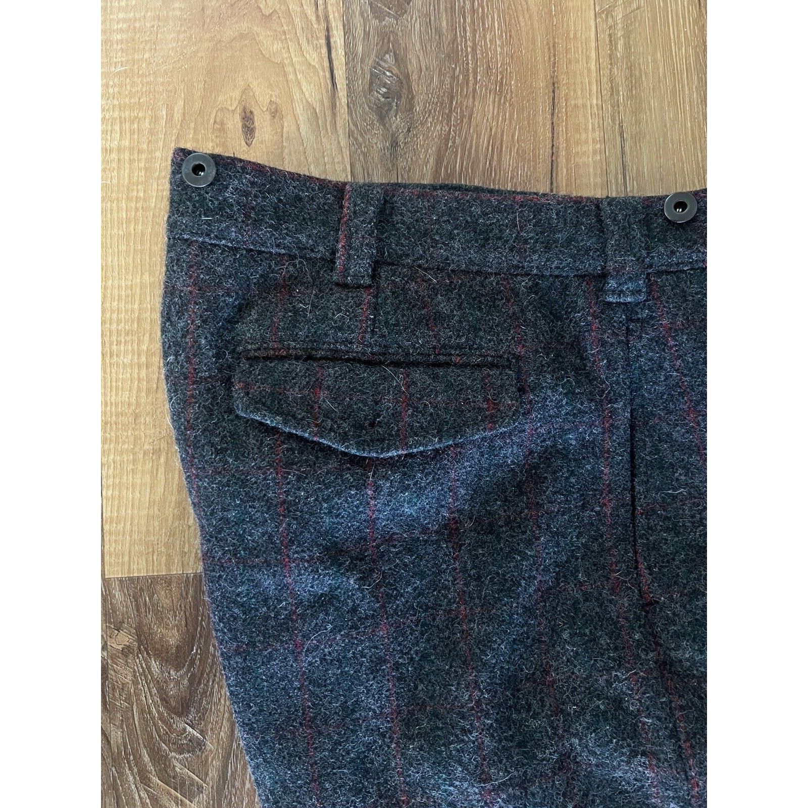 Woolrich Woolen Mills Vintage USA made WOOLRICH thick wool Malone pants AS-IS Size US 38 / EU 54 - 4 Thumbnail