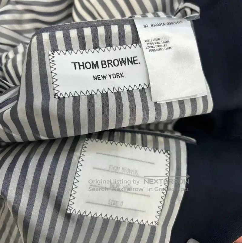 Thom Browne Thom Browne Wool Blend Black Long Sleeve Jacket . Size US M / EU 48-50 / 2 - 4 Thumbnail