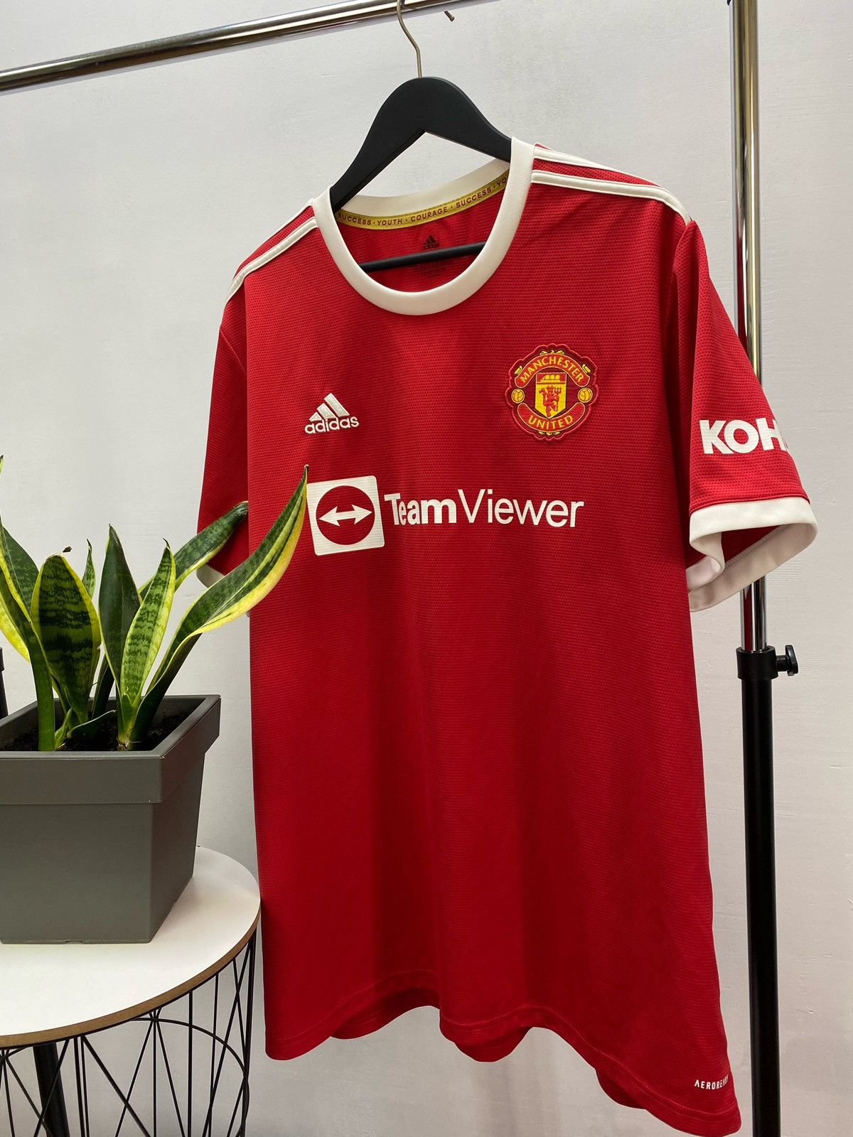 Adidas Manchester United 2021 2022 soccer jersey Football Shirt Size US XXL / EU 58 / 5 - 2 Thumbnail