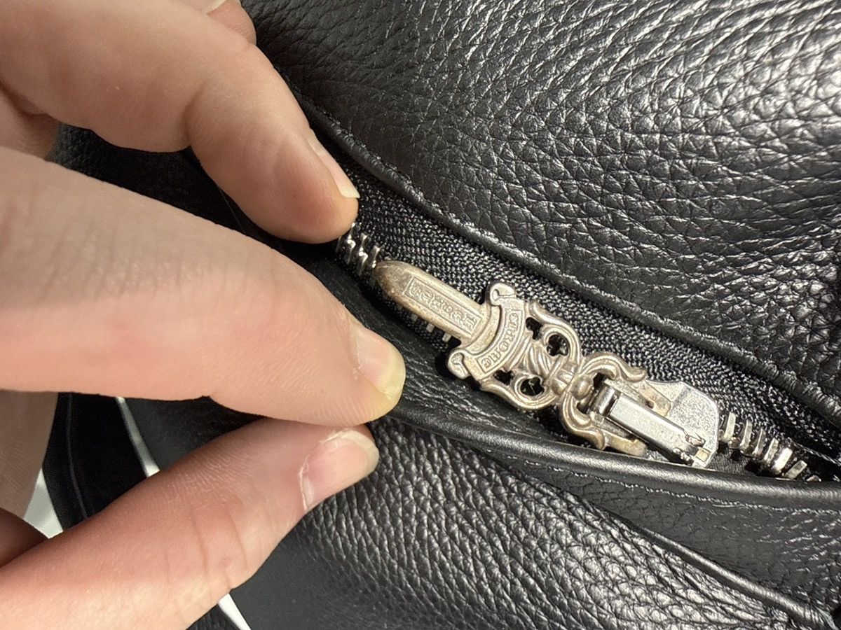 Chrome Hearts Eat My Hole Black Double Sided Sling/Backpack Size ONE SIZE - 9 Thumbnail