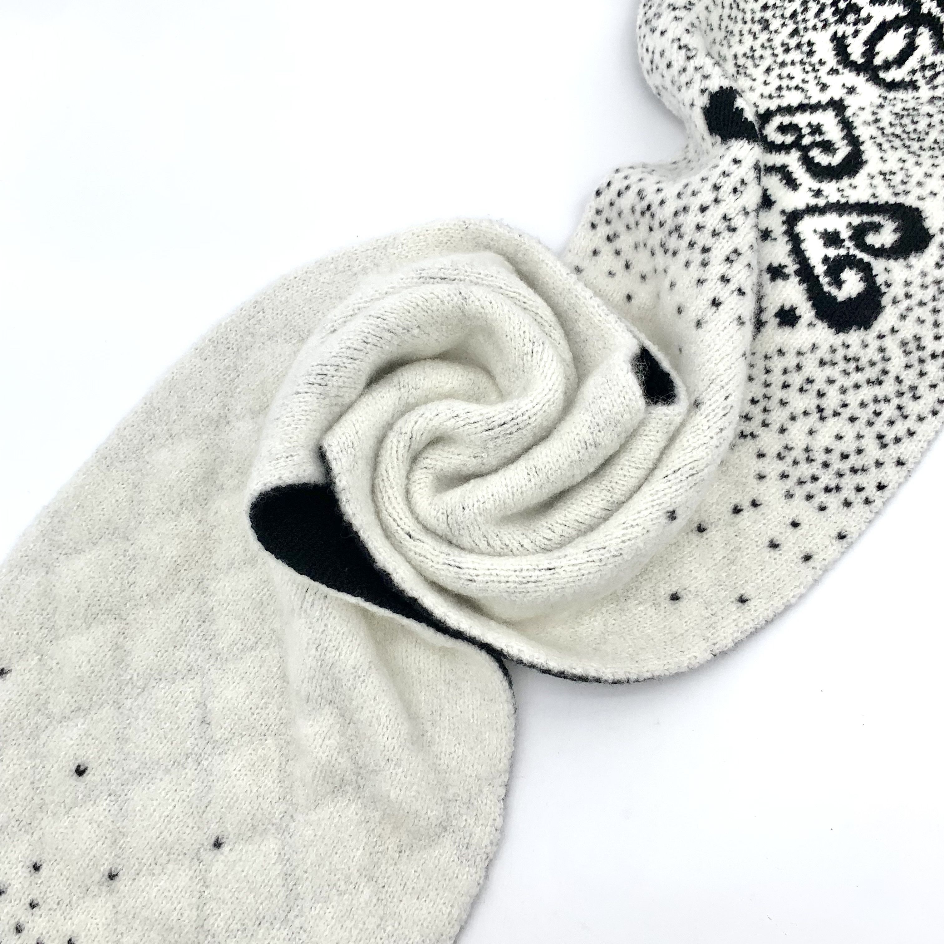 Chanel Chanel Logo Intarsia Cashmere Scarf 185.2×30.7cm Size ONE SIZE - 9 Thumbnail