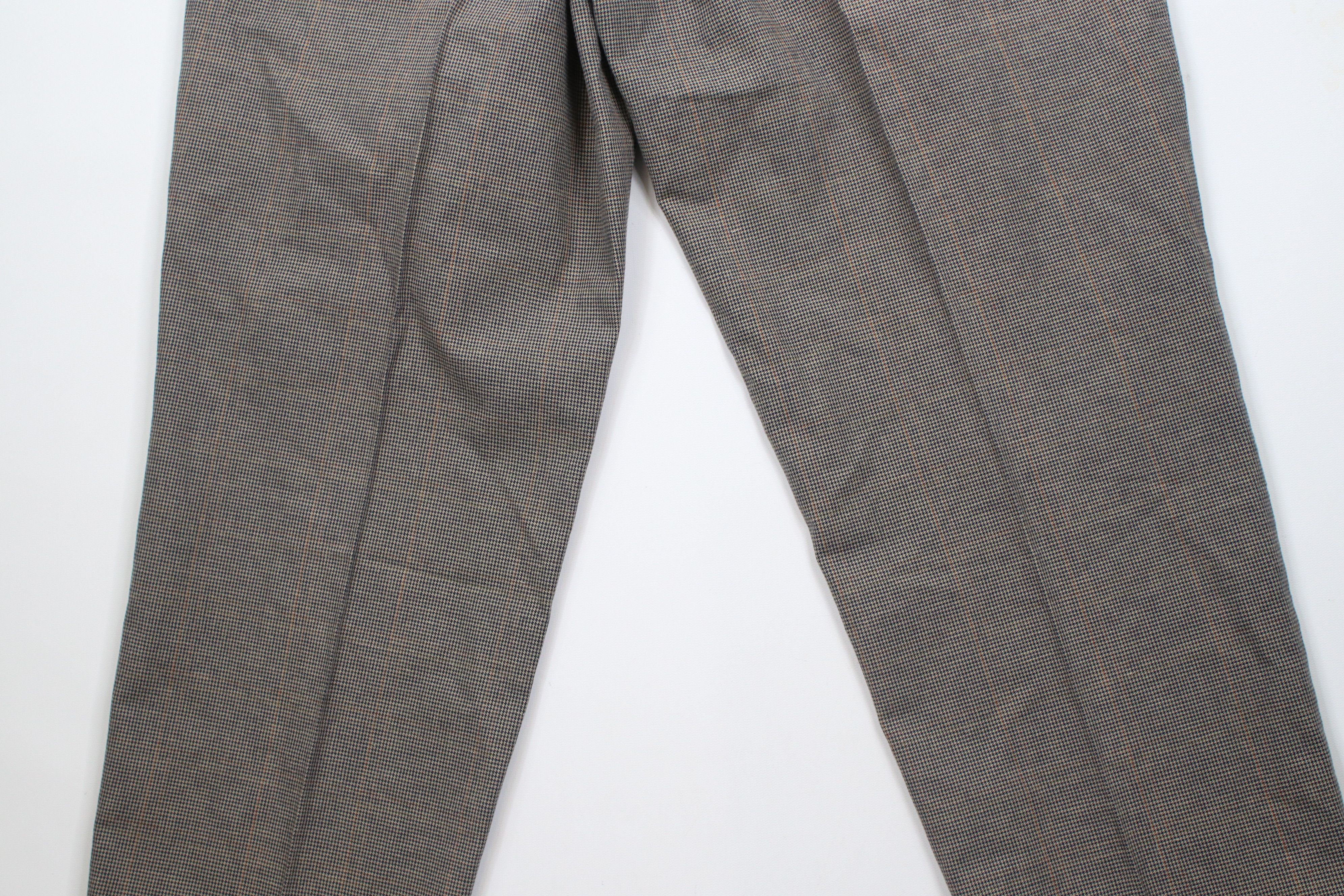 Vintage Vintage 90s Streetwear Cuffed Chino Pants Houndstooth Size US 32 / EU 48 - 12 Thumbnail
