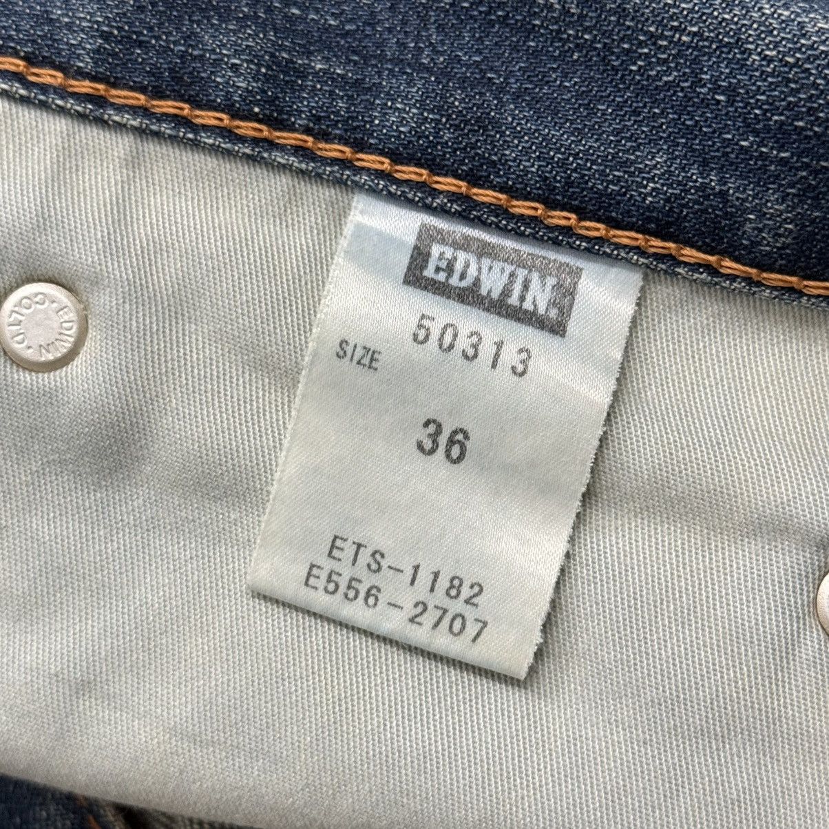 Edwin Vintage Y2K Edwin 503 Distressed Muddy Denim Pants Size US 36 / EU 52 - 15 Thumbnail