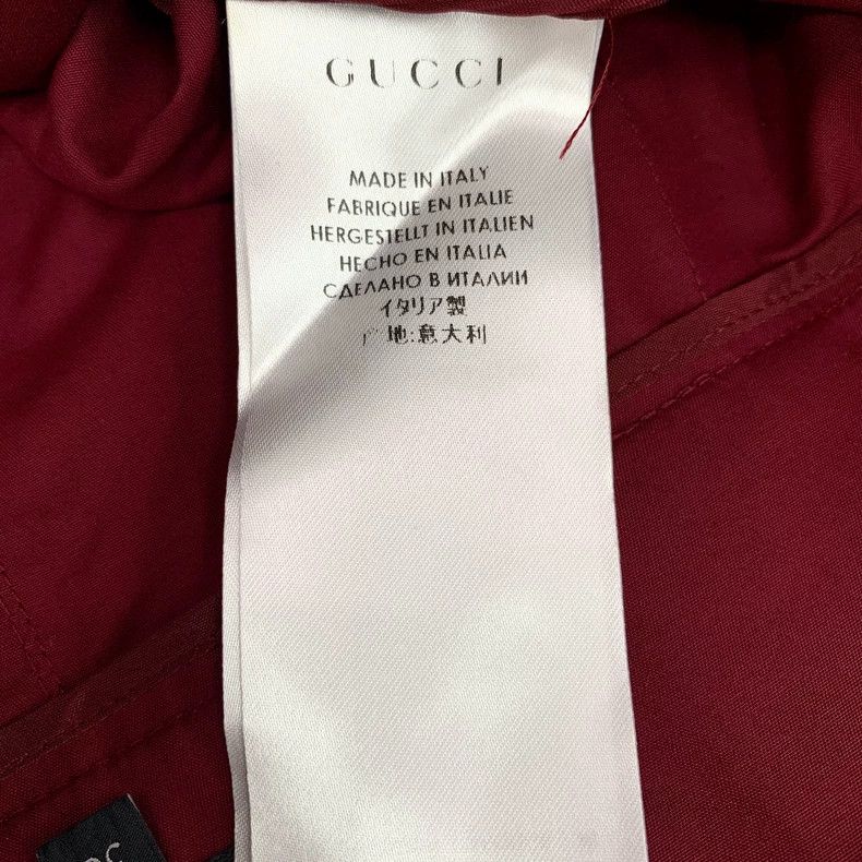 Gucci Gucci Red cotton hem split design casual skirt Size 25" / US 0 / IT 36 - 7 Thumbnail