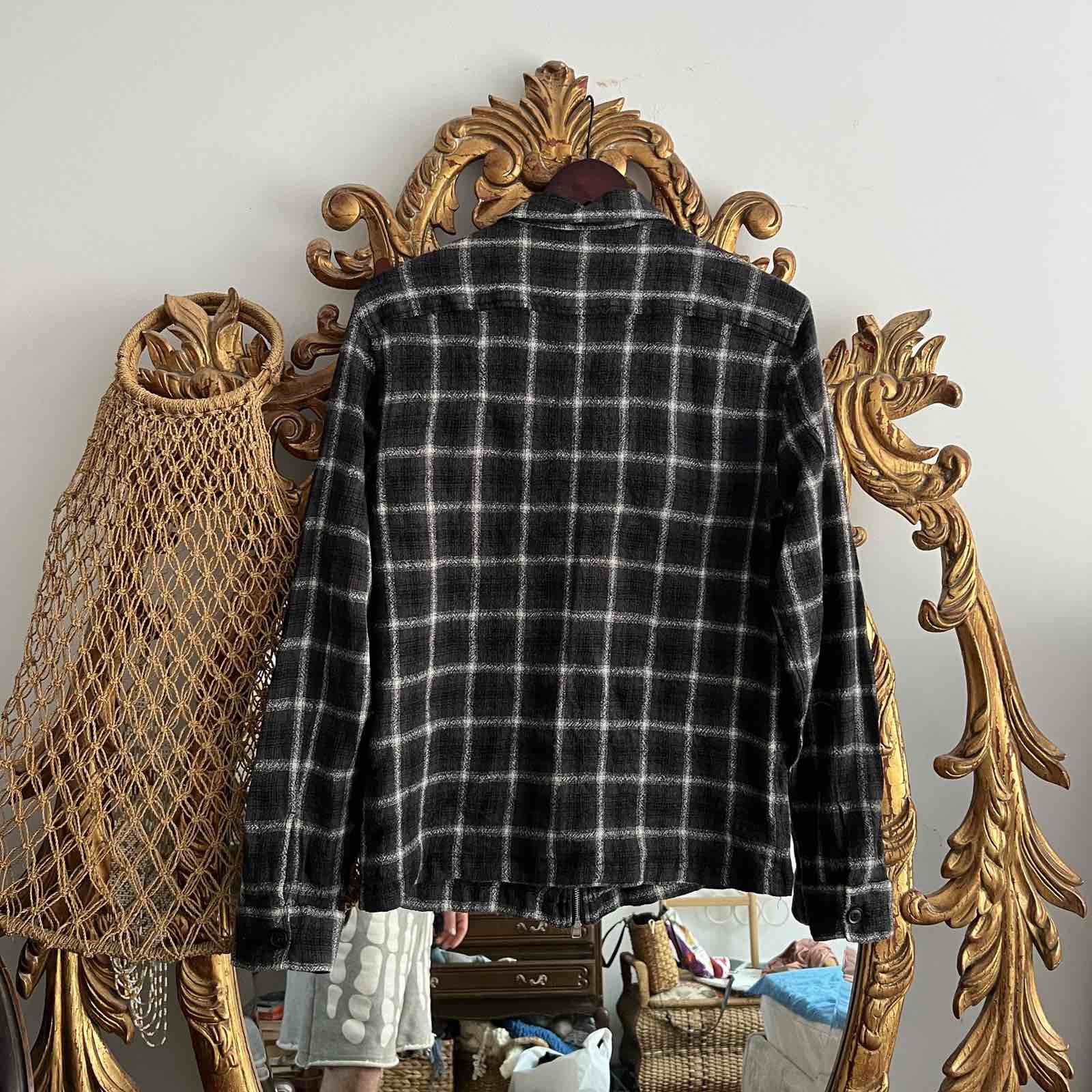 Allsaints ALLSAINTS flannel shirt Jacket Sz M Size M / US 6-8 / IT 42-44 - 2 Thumbnail