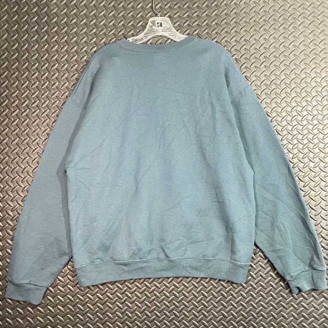 Fruit Of The Loom Fruit Of The Loom Crewneck Casual Sweater Three Dog Bone Print Design Womens L Blue Shirt Size L / US 10 / IT 46 - 2 Thumbnail