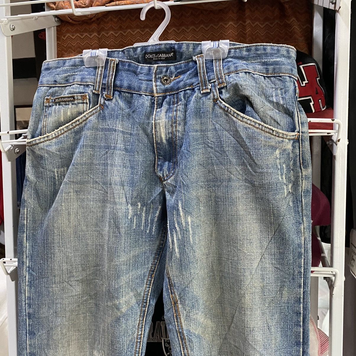 Dolce & Gabbana Vintage Y2K Dolce & Gabbana Straight Cut Denim Jeans Size US 36 / EU 52 - 9 Thumbnail