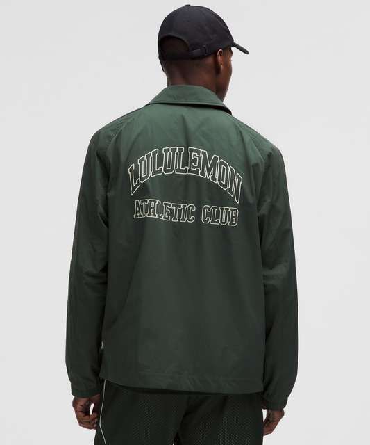 Lululemon Lululemon Athletic Club Coaches Jacket Rainforest Green Size US M / EU 48-50 / 2 - 1 Thumbnail