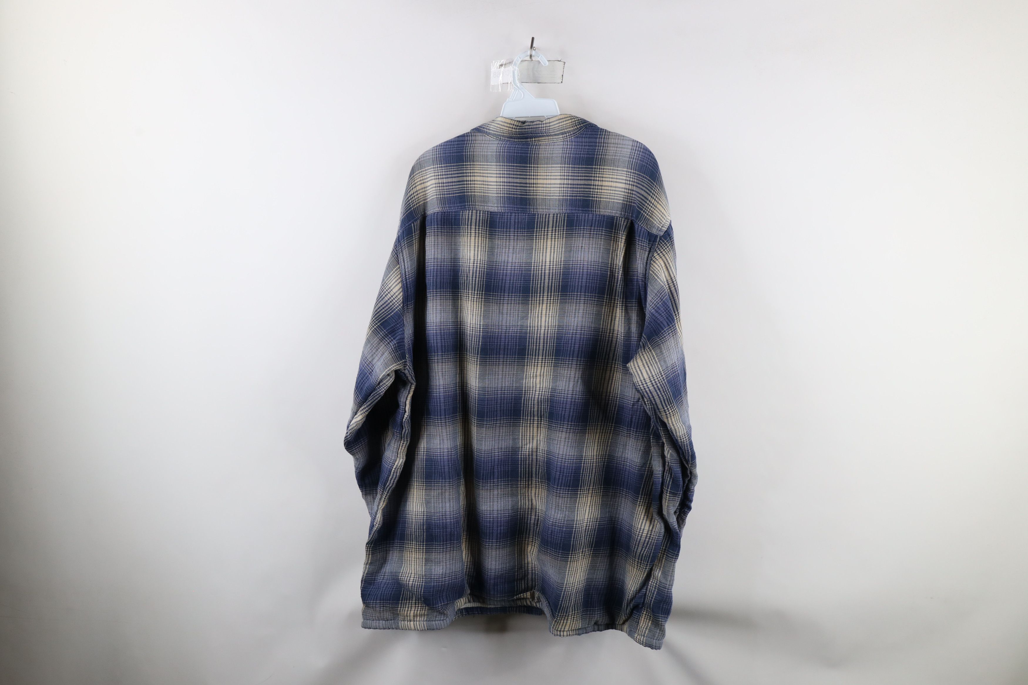 Vintage Vintage 90s Streetwear Thermal Lined Flannel Shirt Jacket Size US XL / EU 56 / 4 - 11 Thumbnail