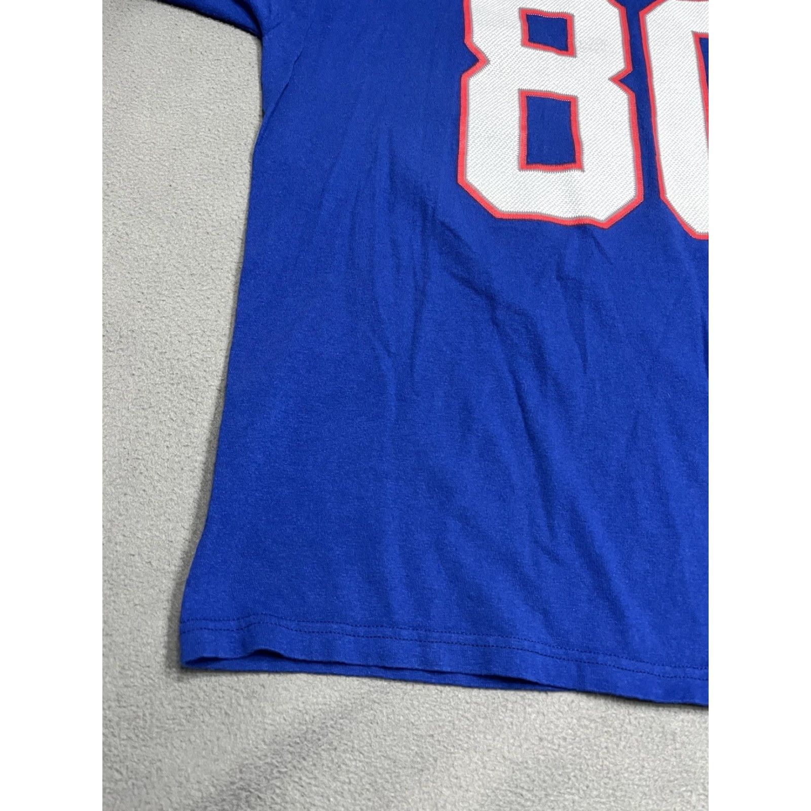 NFL NFL NY Giants #80 Cruz Mens Short Sleeve Shirt XL/X-Large Crew Neck T-Shirt Multicolor Sports Football Size US XL / EU 56 / 4 - 6 Thumbnail