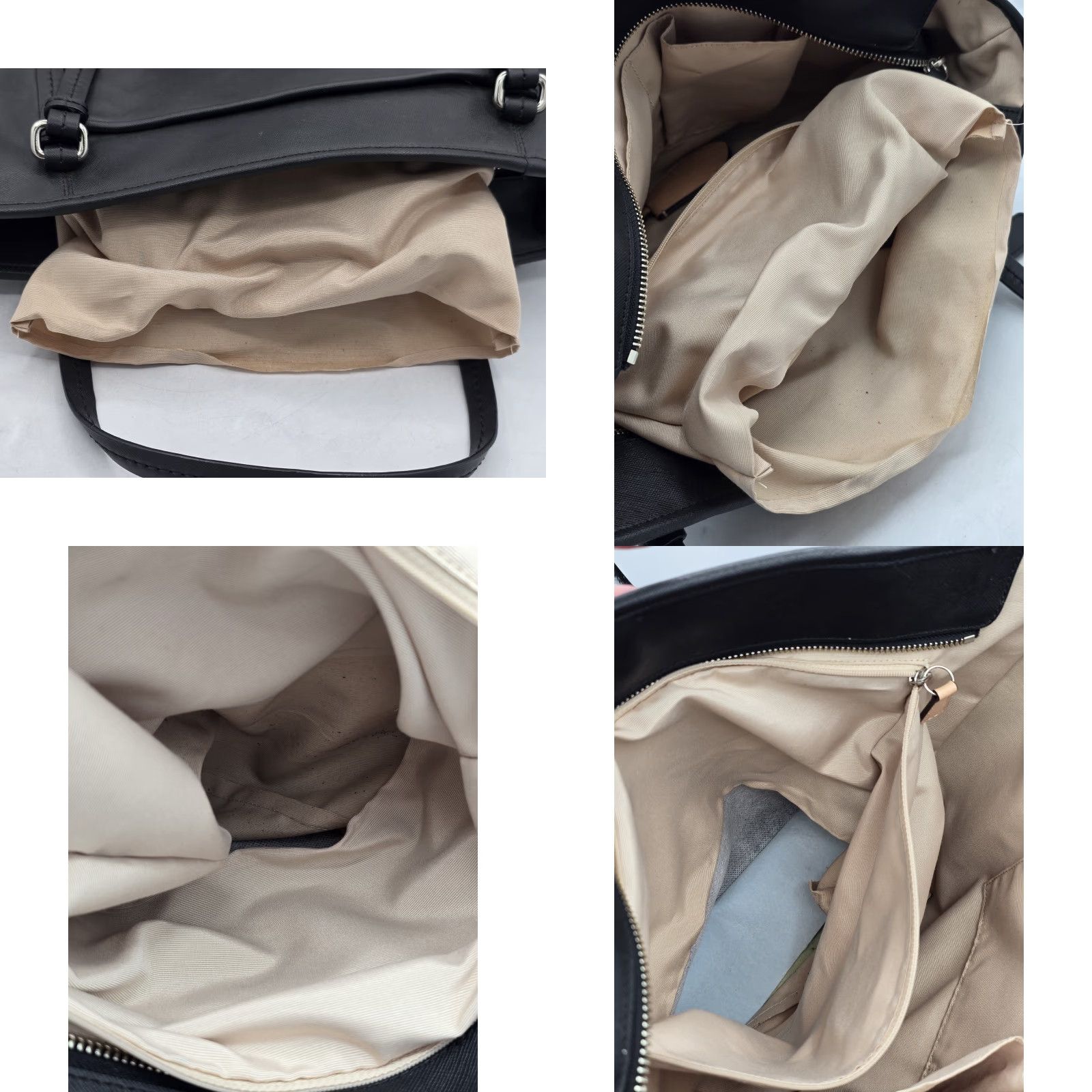 Coach COACH Peyton Leather Zip Top Tote Bag Purse - Black/Silver - SEE PHOTOS Tote Size L / US 10 / IT 46 - 10 Thumbnail