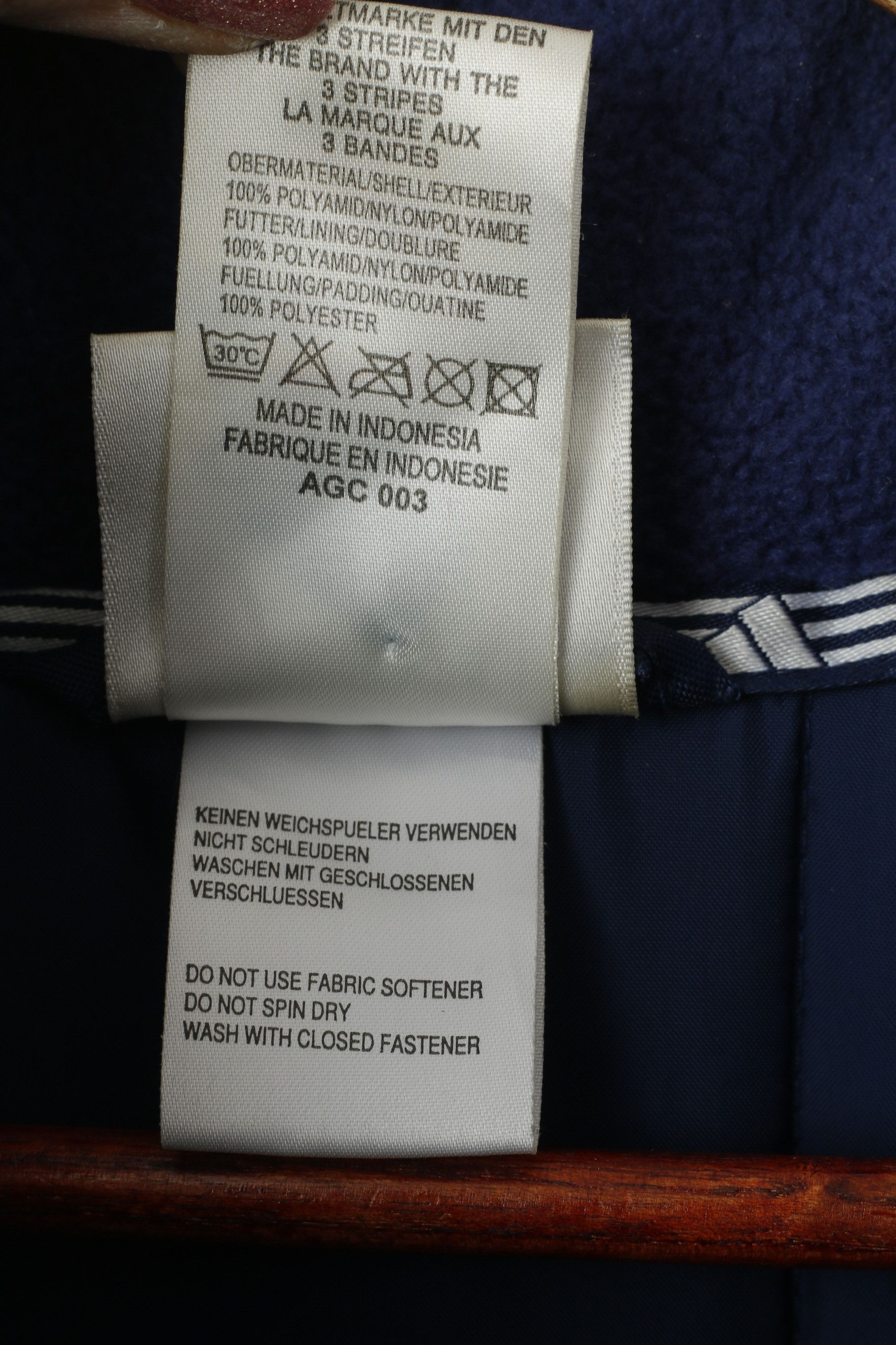 Adidas Adidas Men M 174 Jacket Blue Vintage 1087 Size US M / EU 48-50 / 2 - 5 Thumbnail
