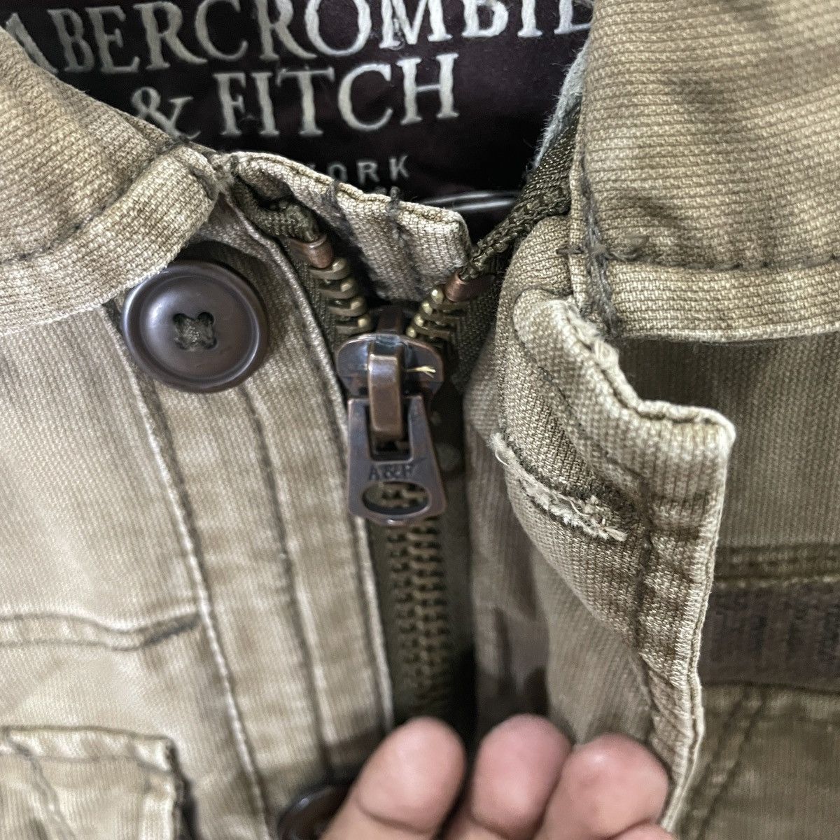 Abercrombie & Fitch Vintage Abercrombie & Fitch Military Style Jacket Size US S / EU 44-46 / 1 - 5 Thumbnail
