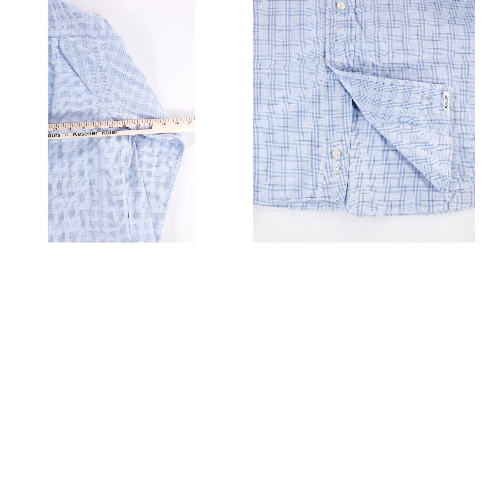 Ermenegildo Zegna VINTAGE Ermenegildo Zegna Blue Check Plaid Button-Up Shirt Long Sleeve Mens 41/16 Blue Plaid Button Up Mens 16 41 16 Size US L / EU 52-54 / 3 - 8 Thumbnail