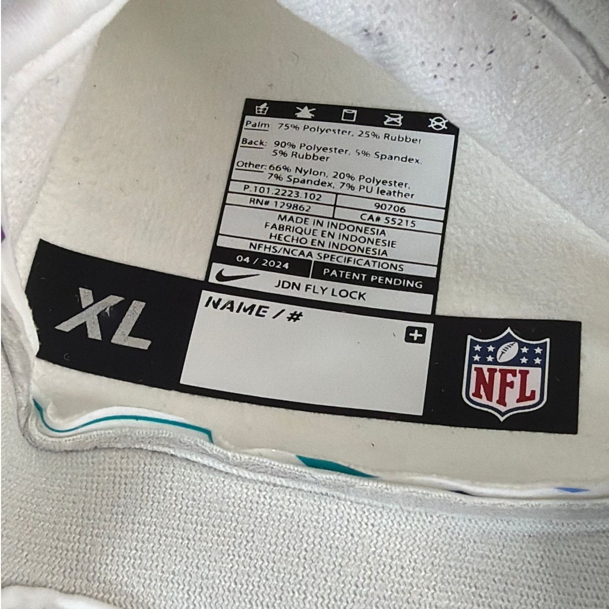 Jordan Brand Nike Jordan Vapor Jet football gloves NFL "Crucial Catch" Size ONE SIZE - 5 Thumbnail
