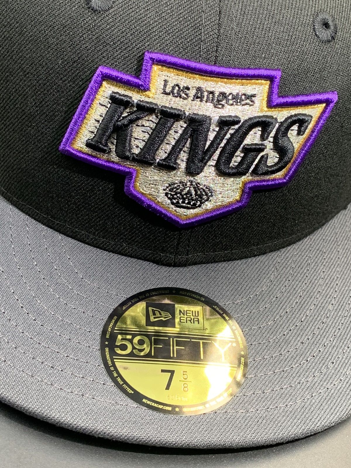 New Era Los Angeles Kings Exclusive New Era 59Fifty Fitted Hat 7 5/8 Size ONE SIZE - 2 Thumbnail