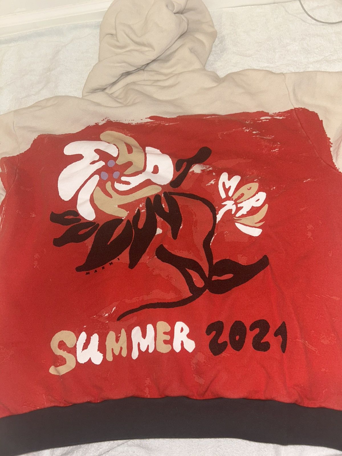 Marni Marni Summer 2021 Blooming Flower Motif Hoodie Size US L / EU 52-54 / 3 - 1 Thumbnail