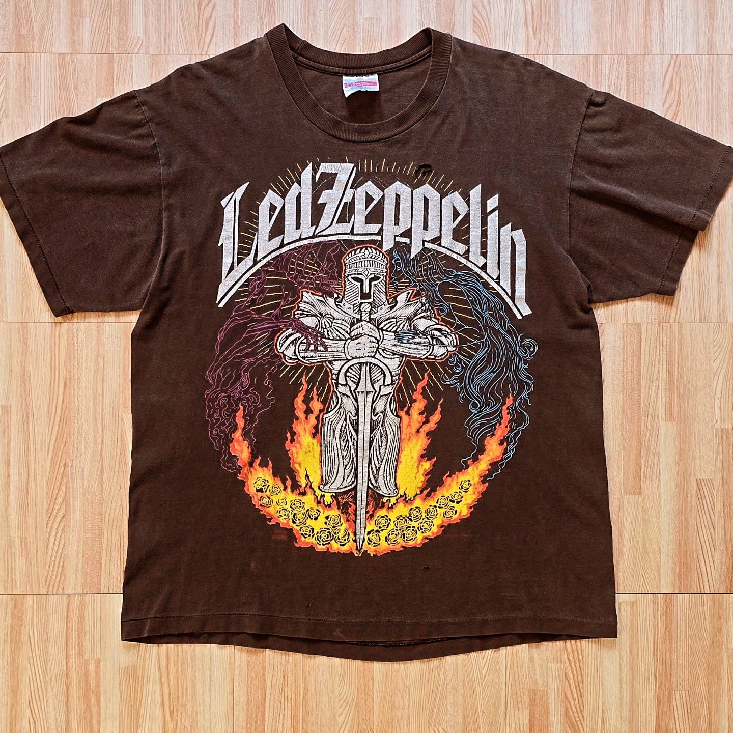 Band Tees × Hanes × Vintage Led Zeppelin Size US L / EU 52-54 / 3 - 1 Thumbnail