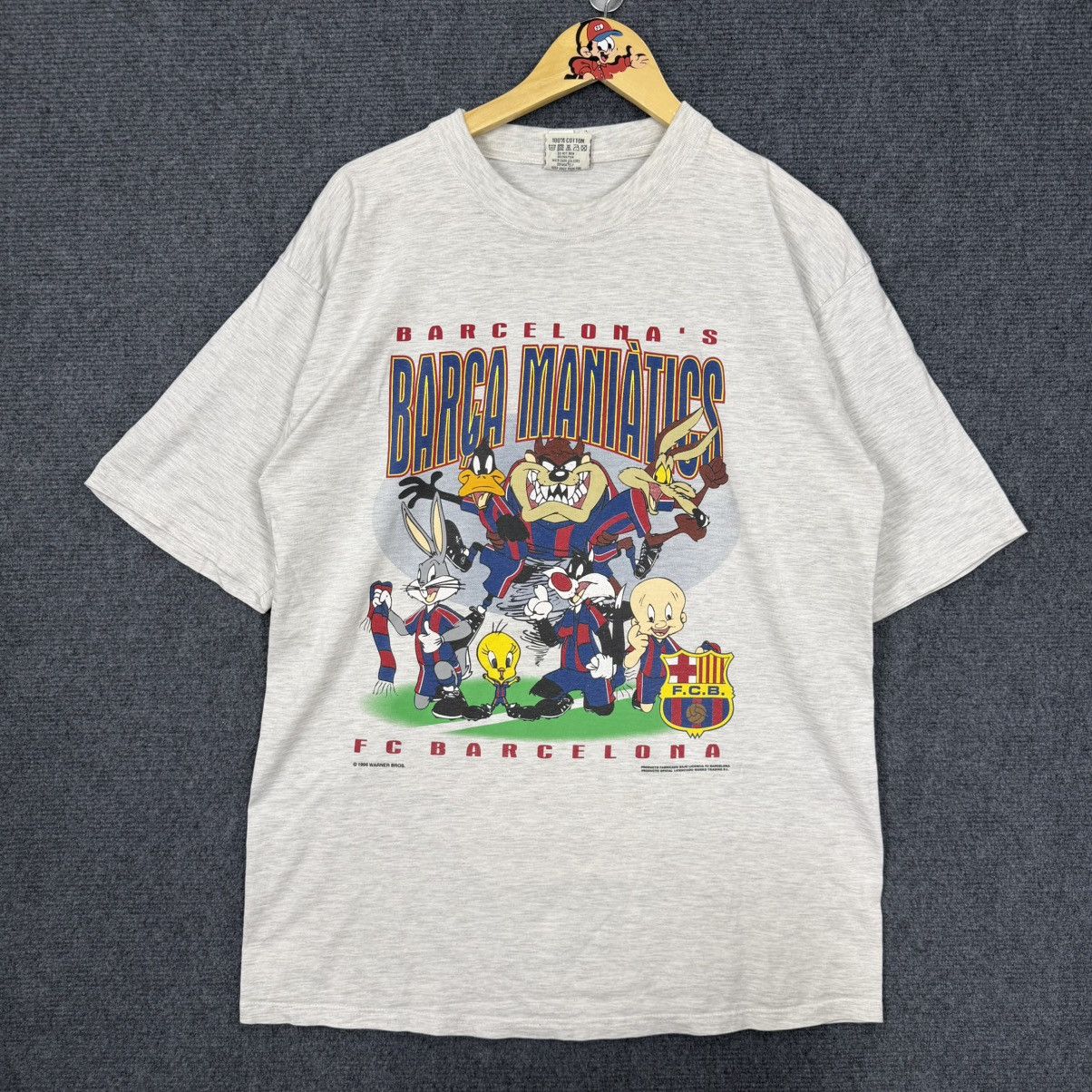 Vintage FC Barcelona x Looney Tunes Nutmeg Mills 1996