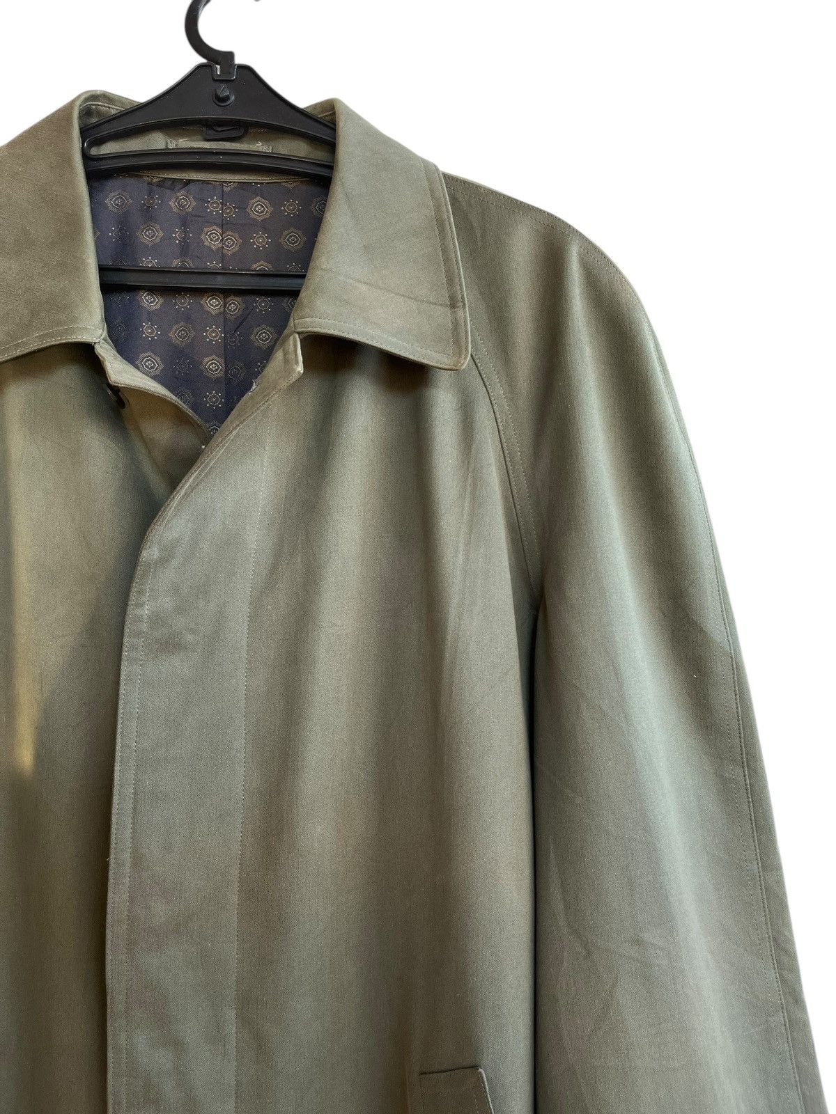 Vintage YVES SAINT LAUREN POUR HOMME TRENCH COAT Size US L / EU 52-54 / 3 - 3 Thumbnail