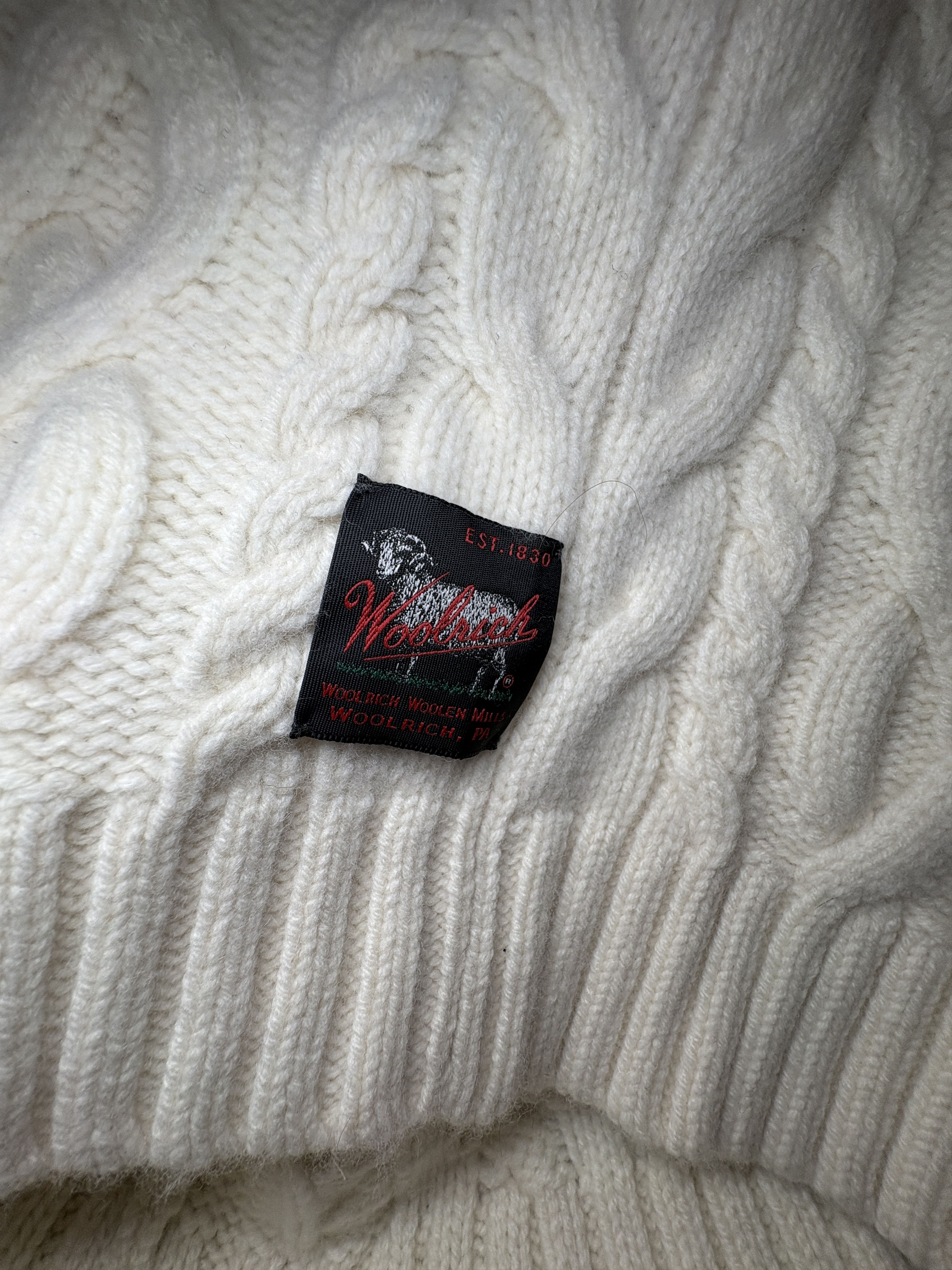 Todd Snyder Todd Snyder x Woolrich Black Label Pure Wool Knit in Cream Size US 34 / EU 50 - 4 Thumbnail
