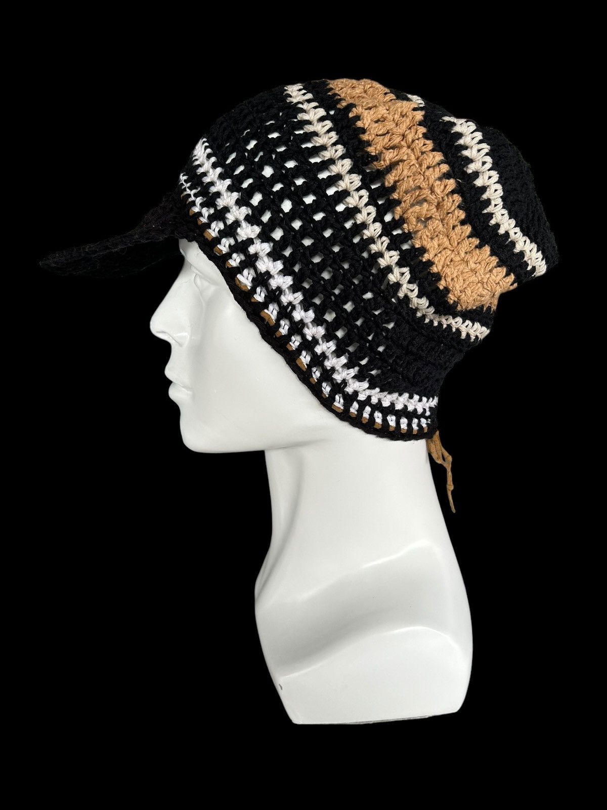Japanese Brand × Kapital × Vintage Crochet Knitted Handmade Hats Rare Size ONE SIZE - 6 Thumbnail
