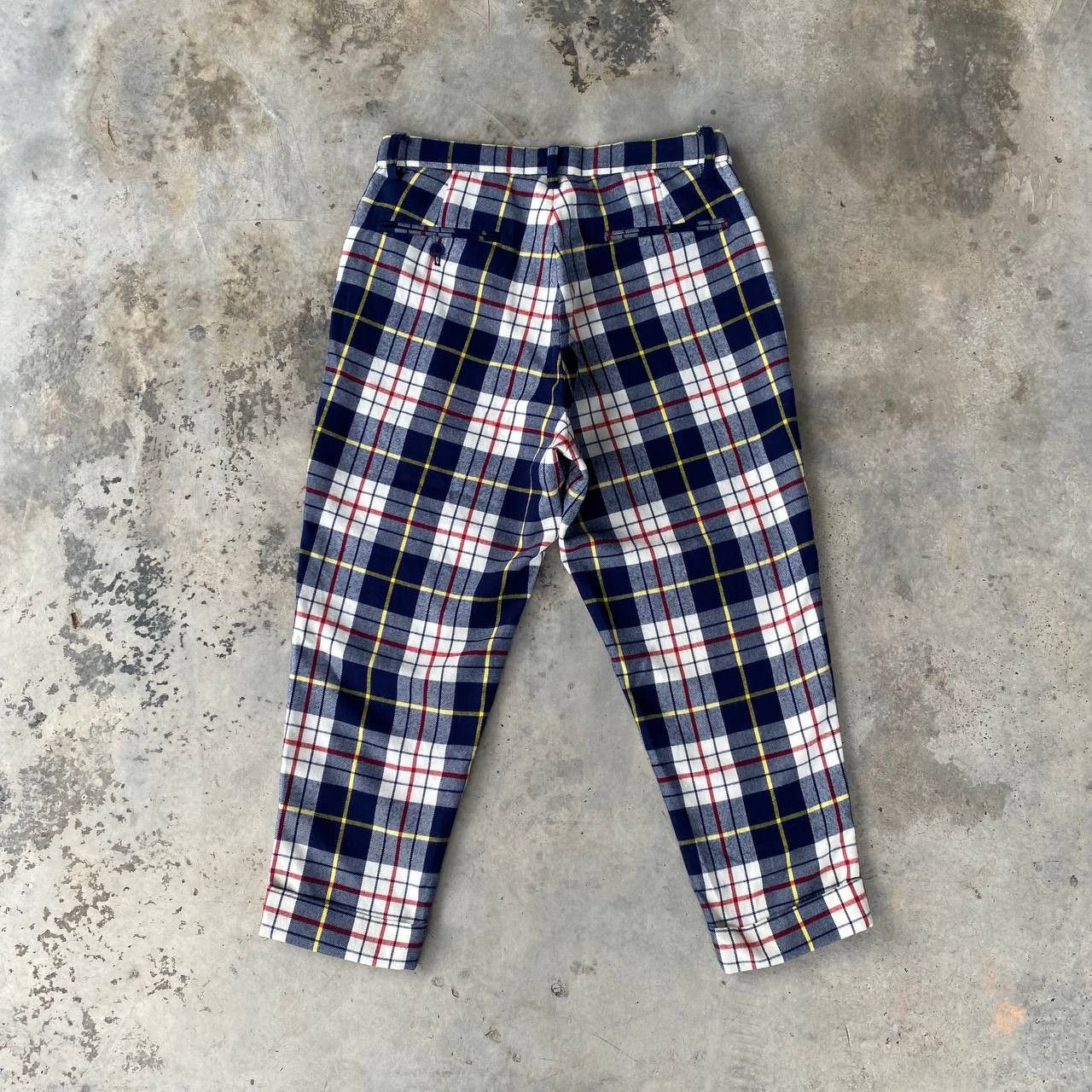 Issey Miyake Ne-net by Issey Miyake Plaid Cropped Pants Dance Punk Size US 30 / EU 46 - 7 Thumbnail
