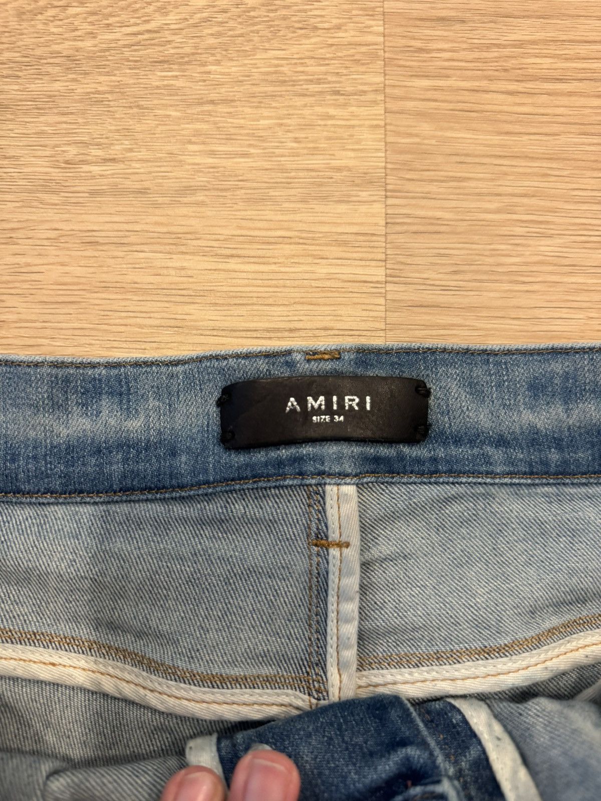 Amiri Amiri Mx1 Black Patch Size US 34 / EU 50 - 4 Thumbnail