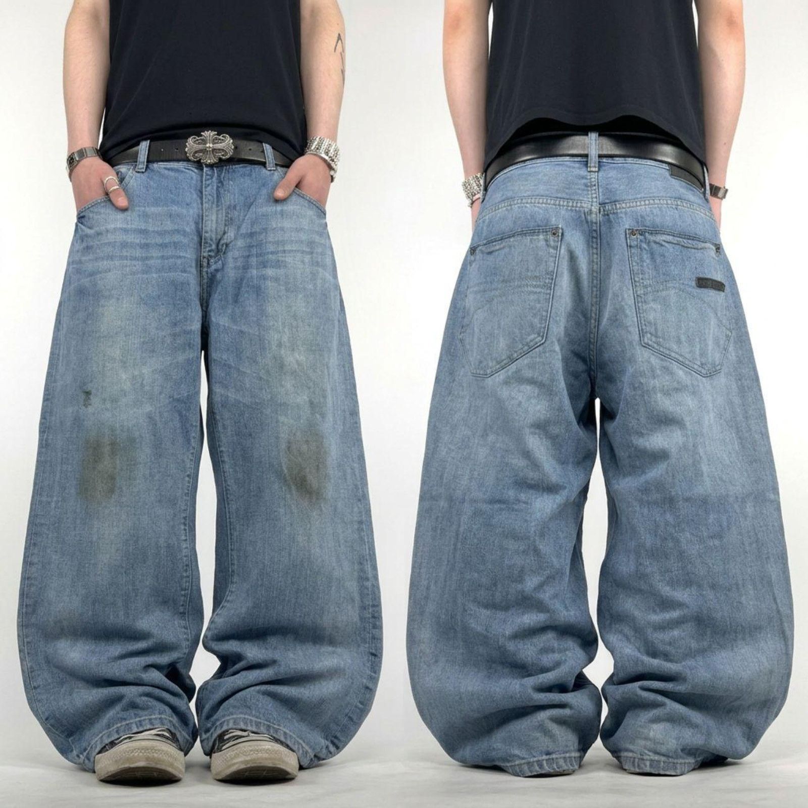 JNCO × Sean John × Vintage Vintage embroidered baggy y2k sean john archive grunge jeans Size US 38 / EU 54 - 1 Thumbnail