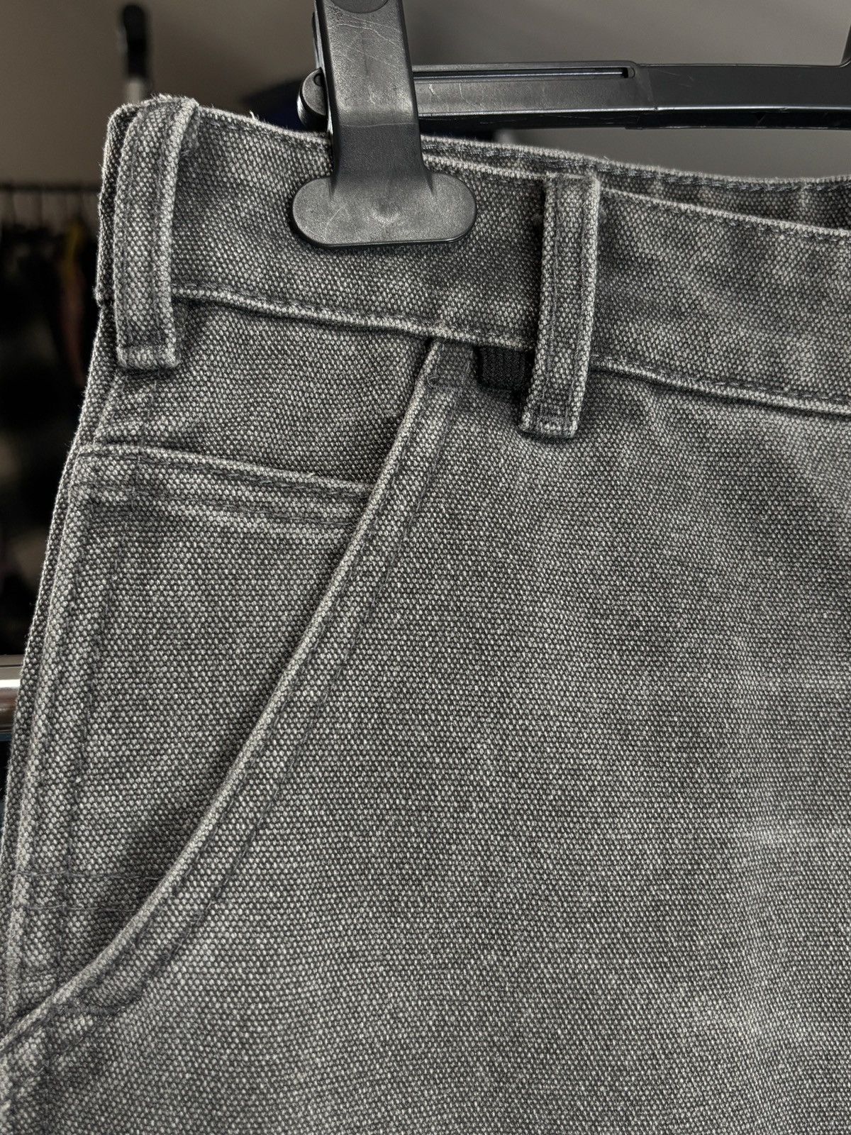 Acne Studios Acne Studios Double Knee Pigment Dyed Canvas Baggy Pants Size US 34 / EU 50 - 4 Thumbnail