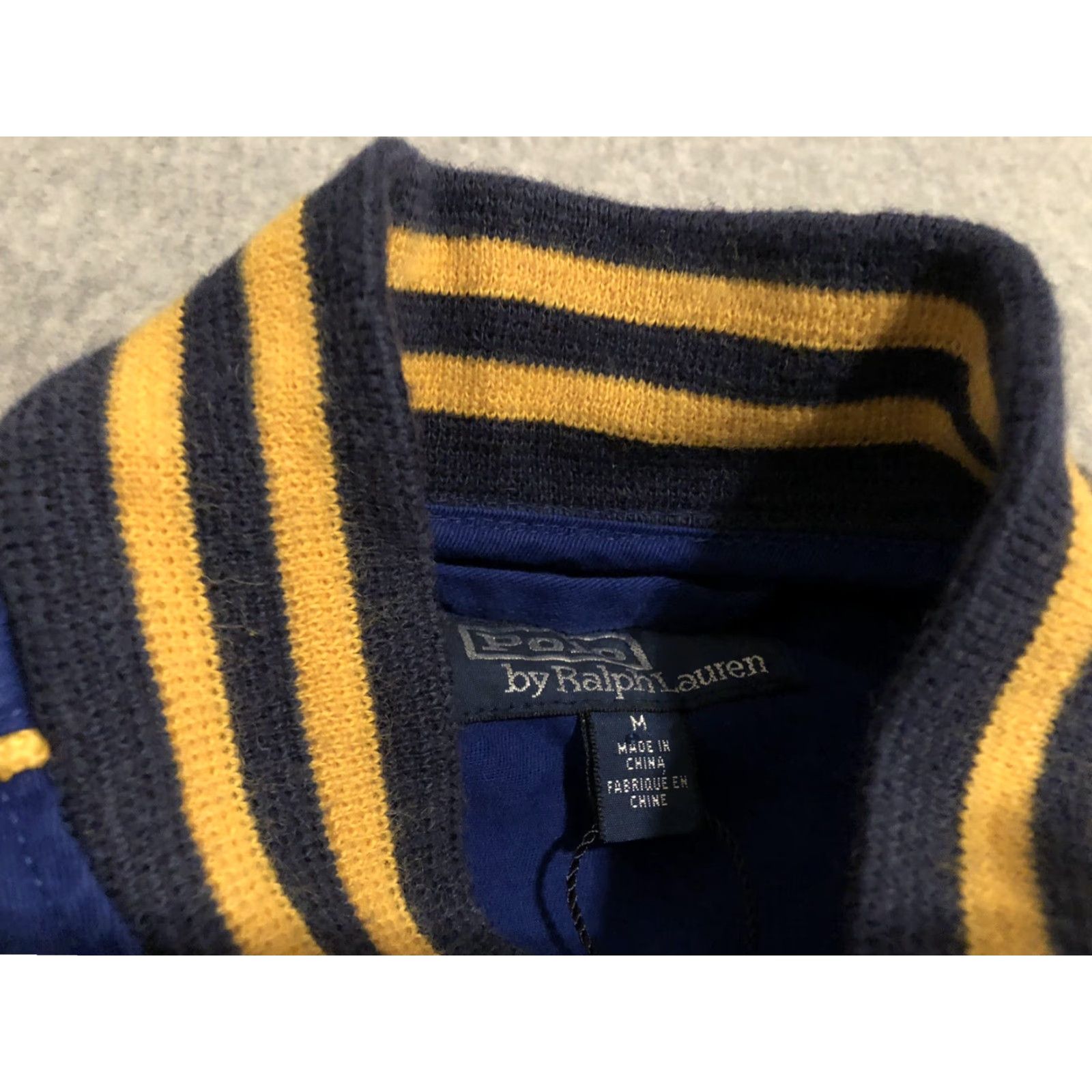 Polo Ralph Lauren VINTAGE Polo Ralph Lauren Pine Lake Moose P Wing Letterman Jacket Mens Medium NWT Size US M / EU 48-50 / 2 - 6 Thumbnail